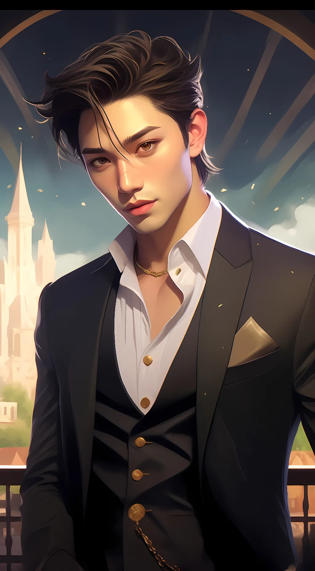 ai character: Arthur West background