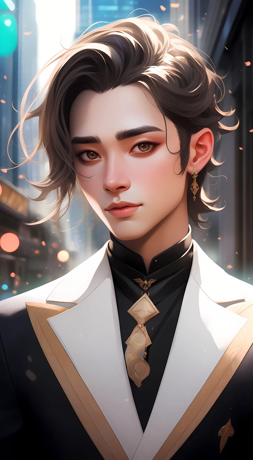 ai character: Zoe West background