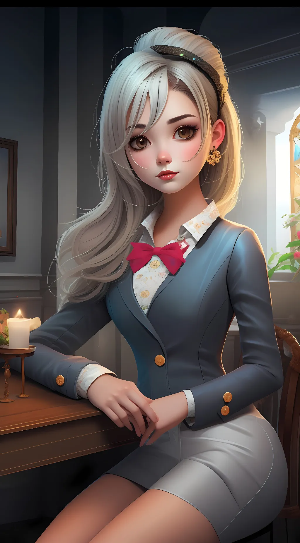 ai character: Holly background