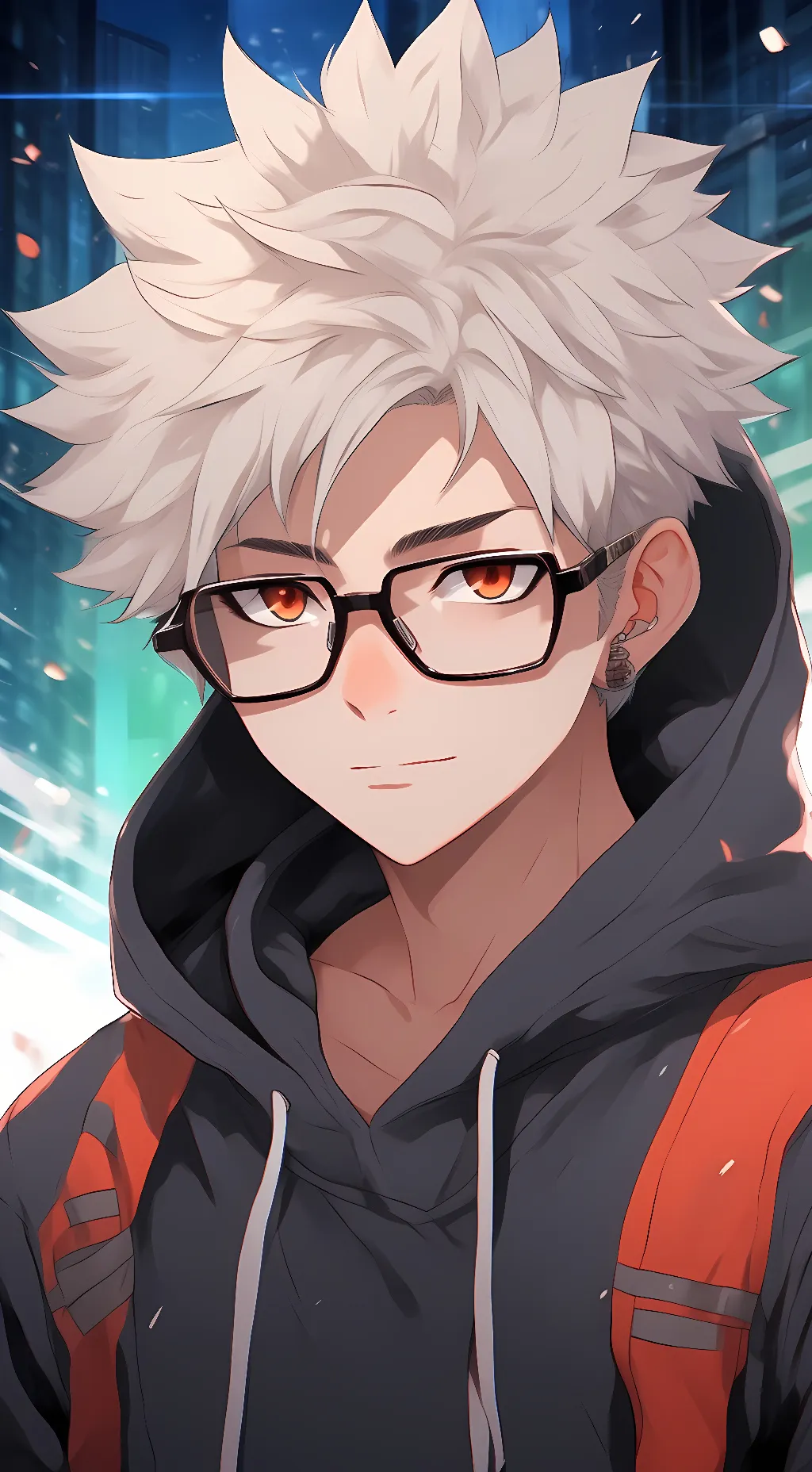 ai character: bakugou  background