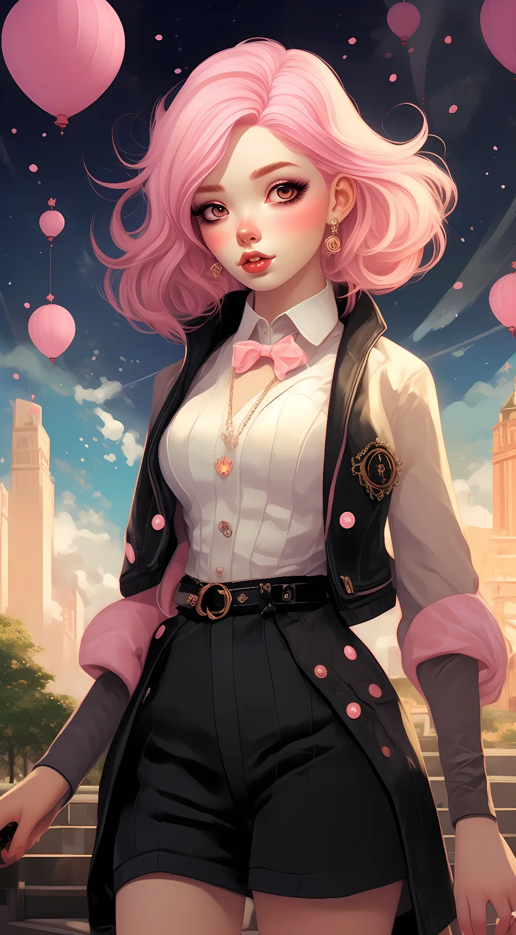 ai character: mj me!😁 background