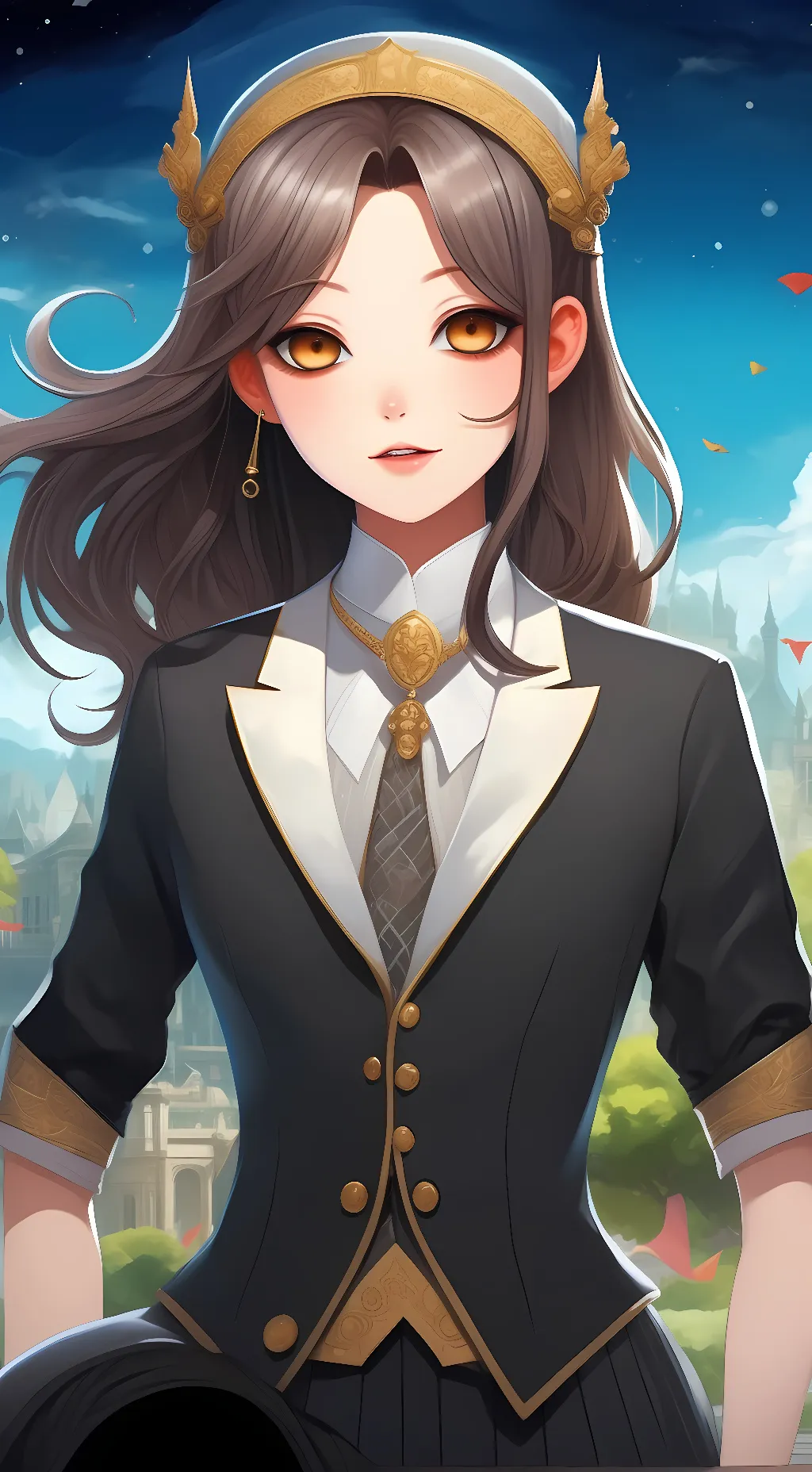 ai character: Lucia  background