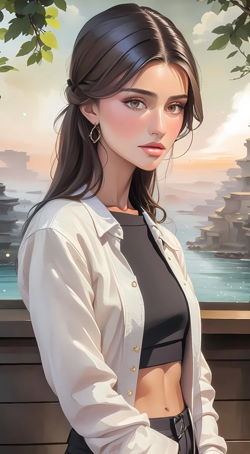 ai character: melody background