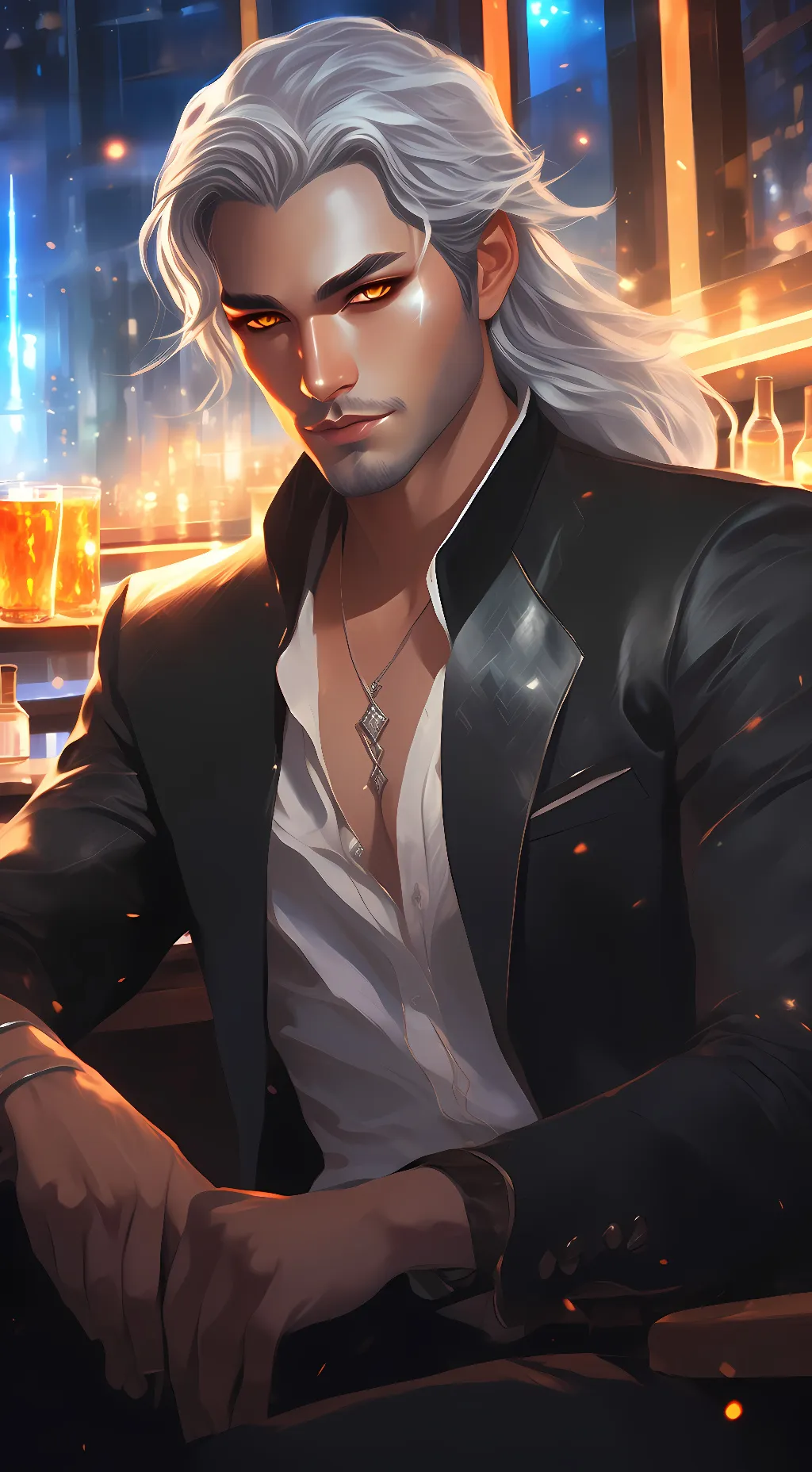 ai character: Alexander  Cain background