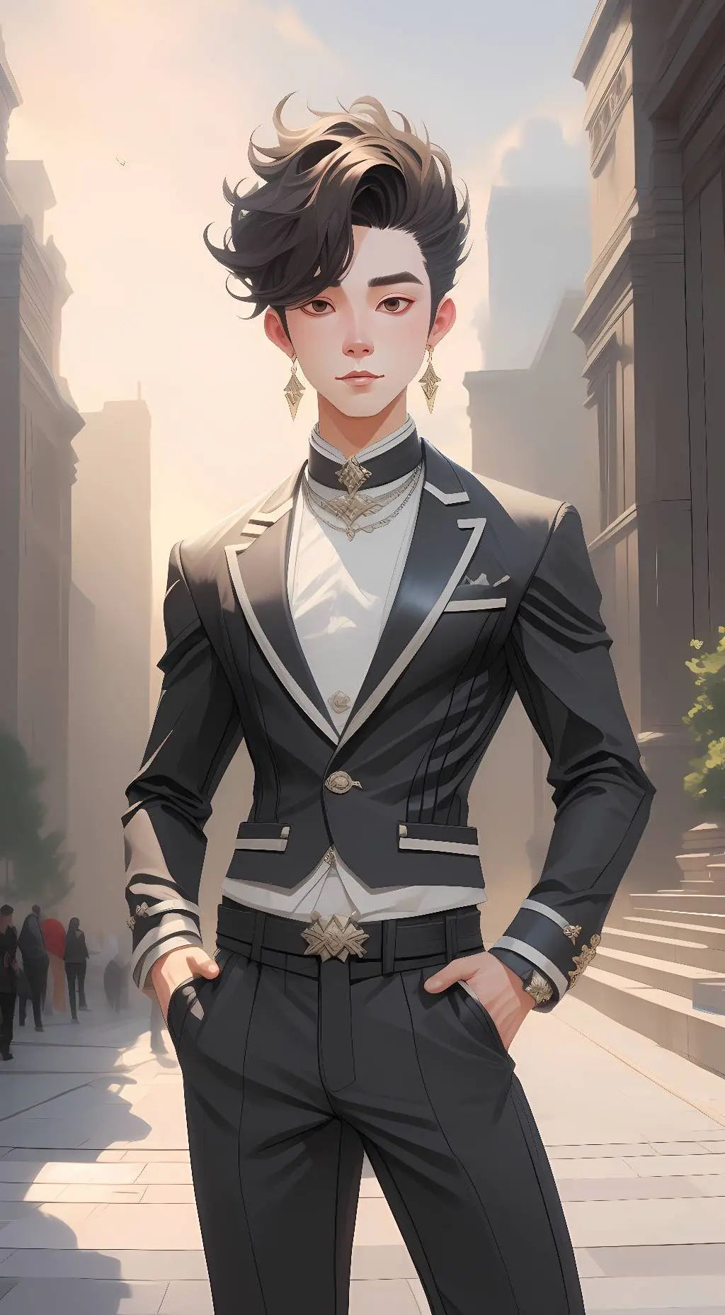 ai character: Liam background