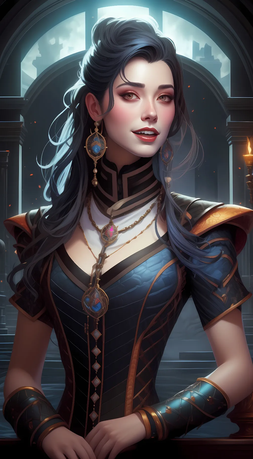 ai character: Skylar. background