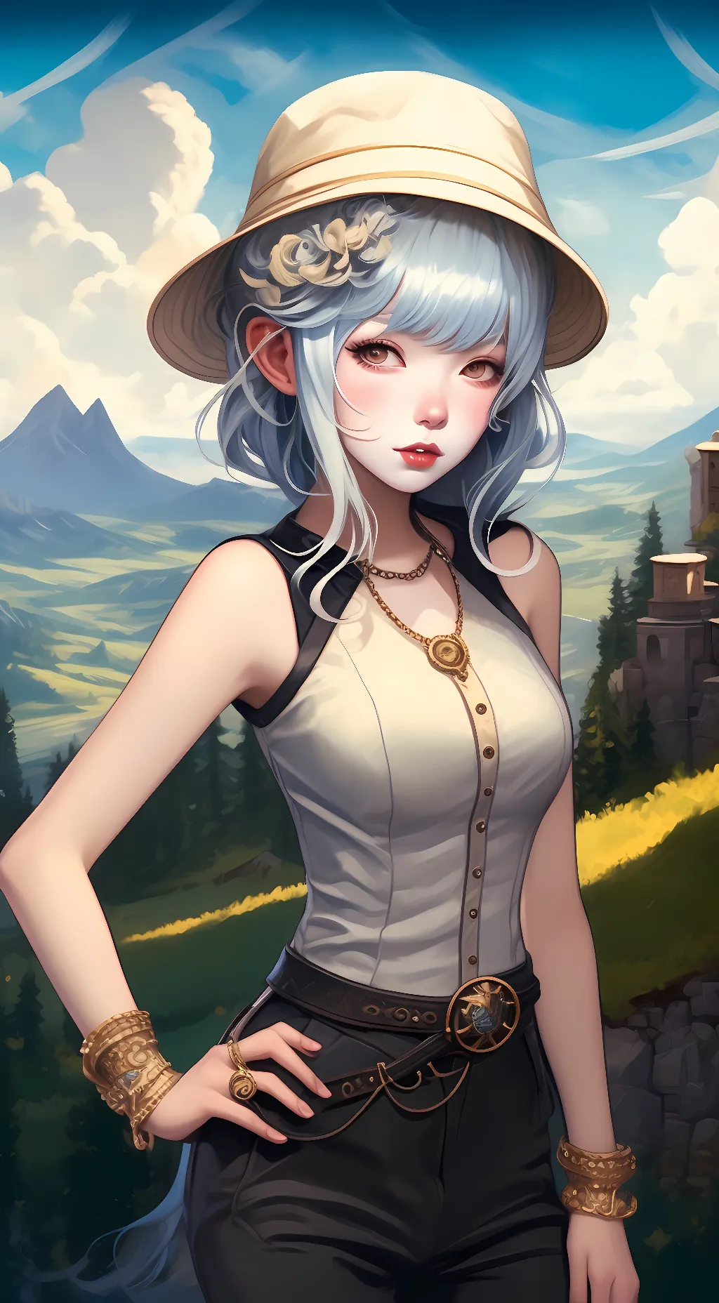 ai character: Belle background