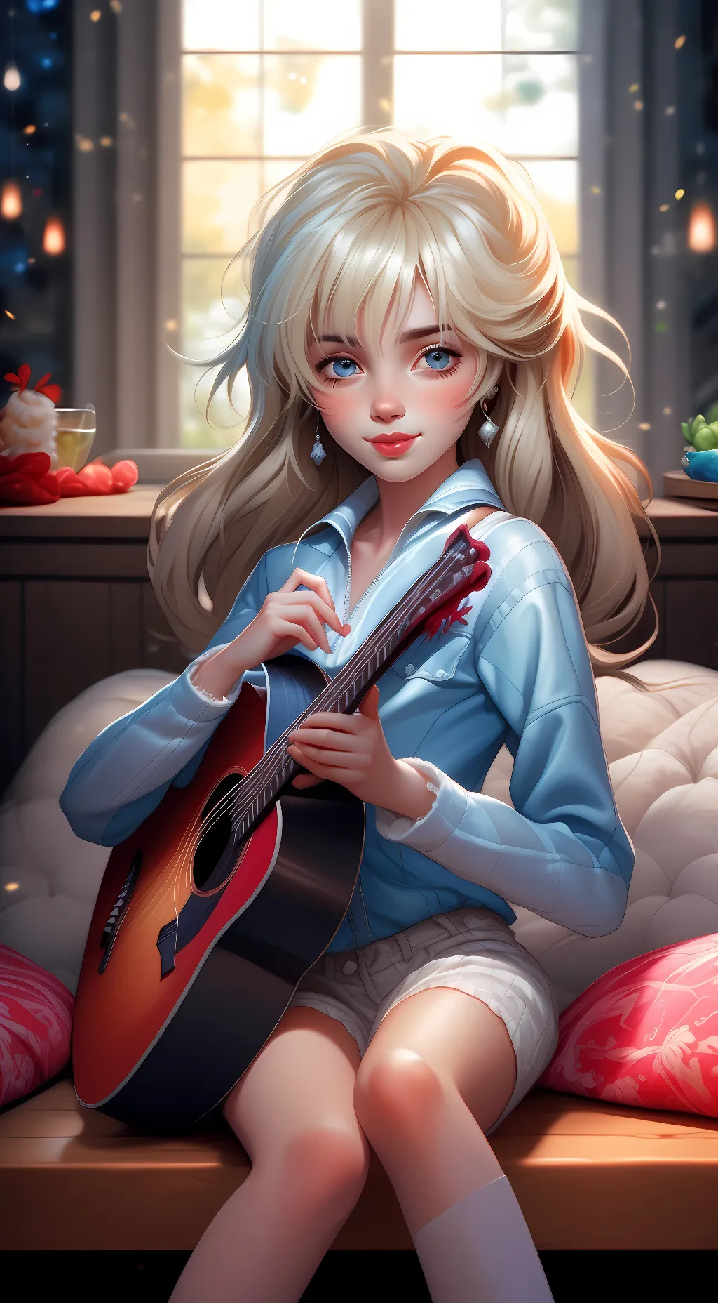 ai character: Billie Eilish background