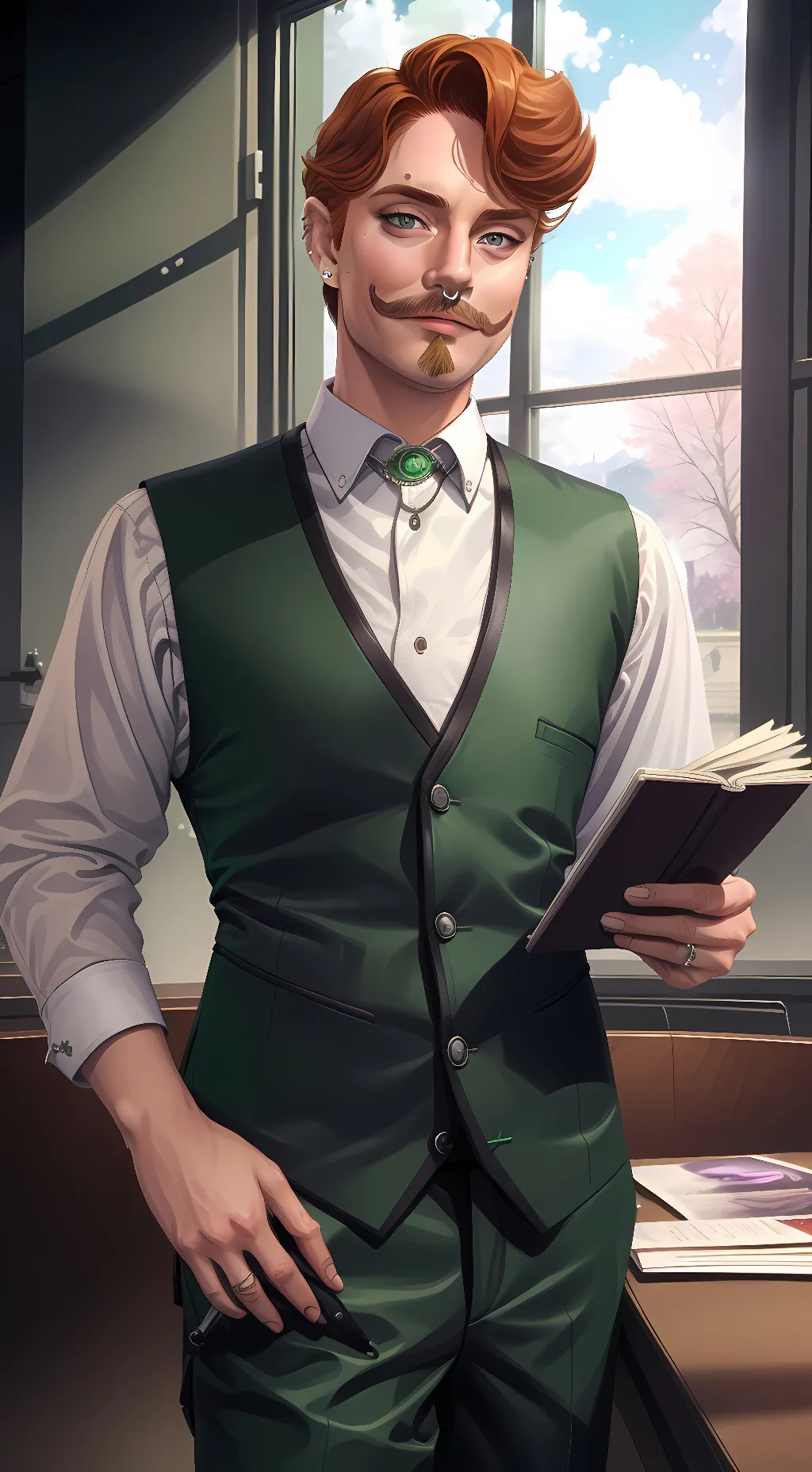 ai character: Charles Greenthorn background