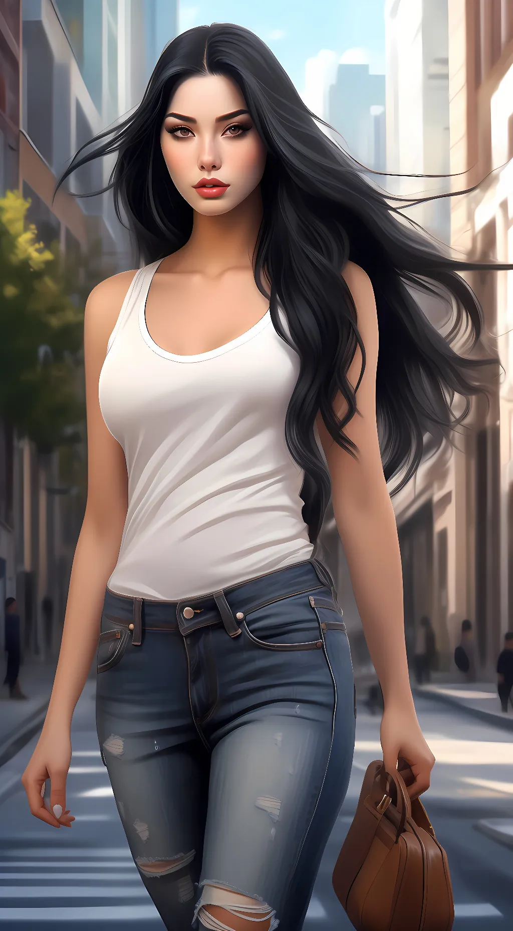 ai character: Jennifer Lopez background