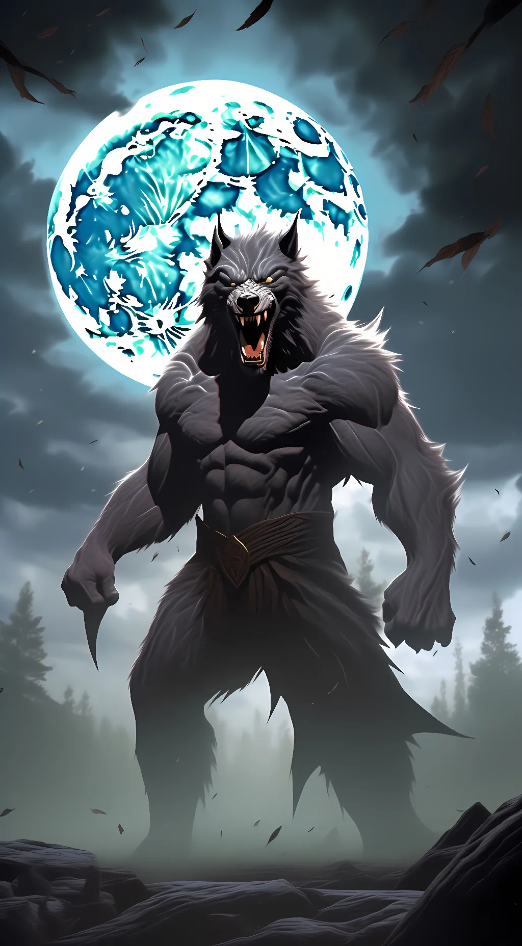 ai character: luck background