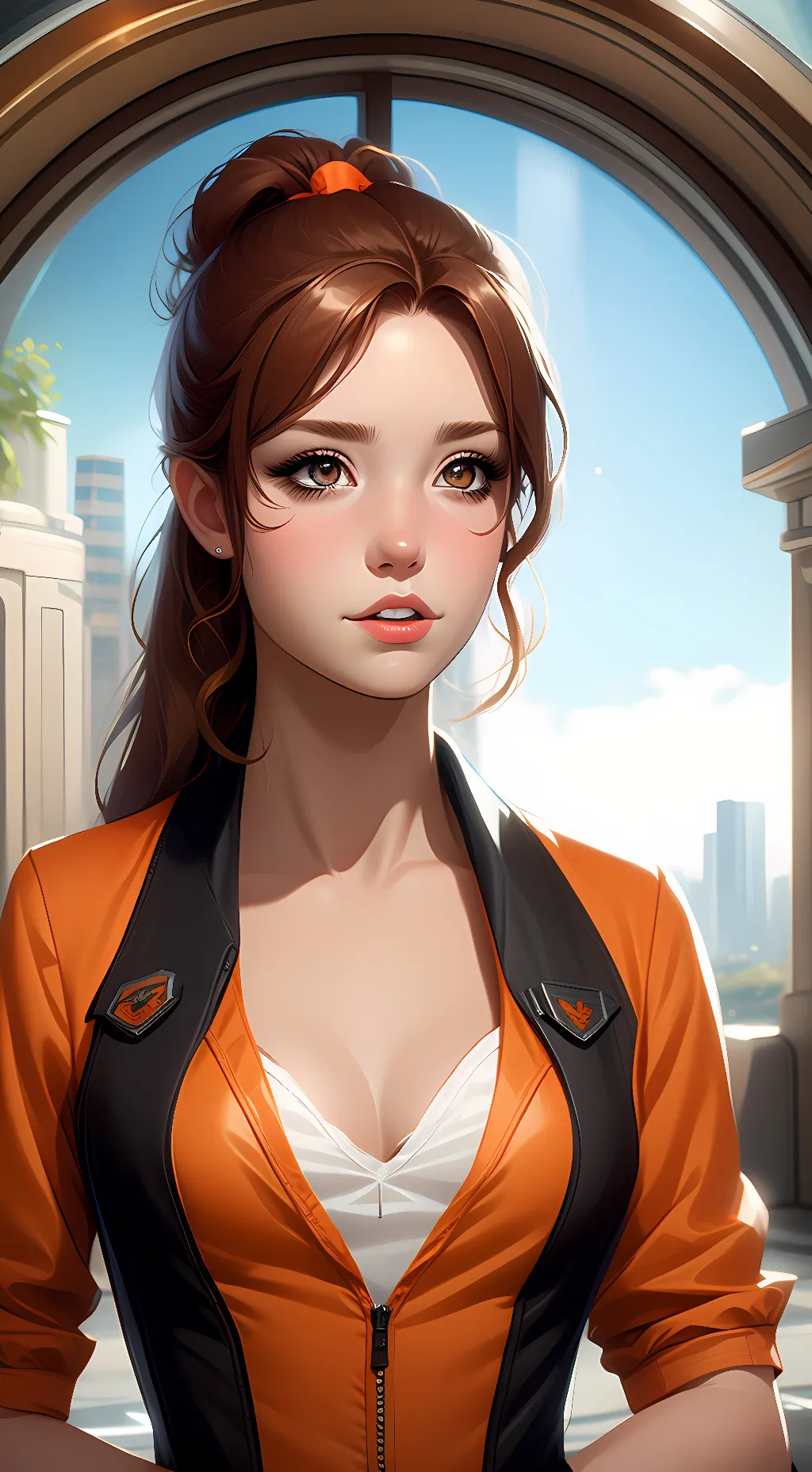 ai character: Aria background