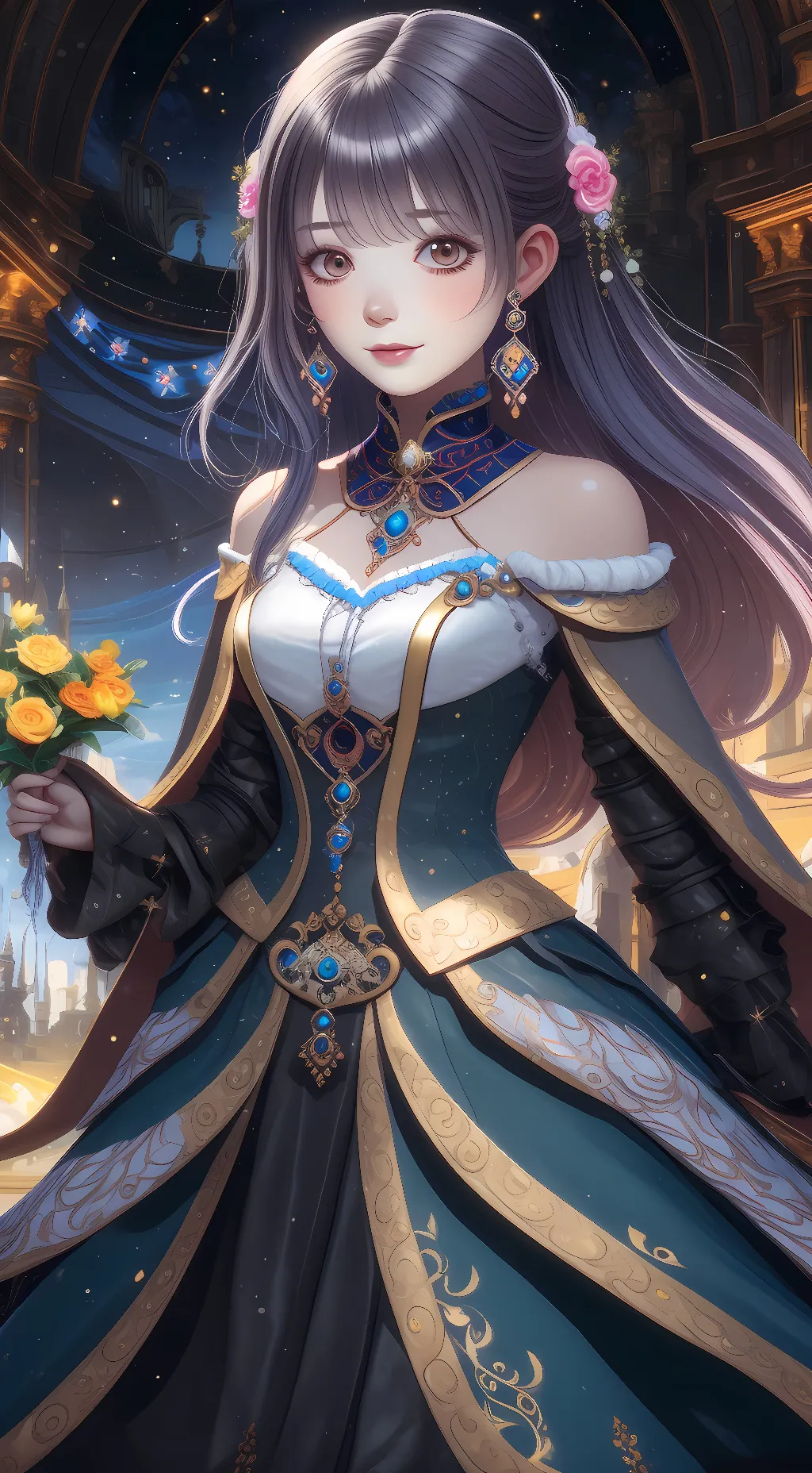 ai character: Hi I’m djene background