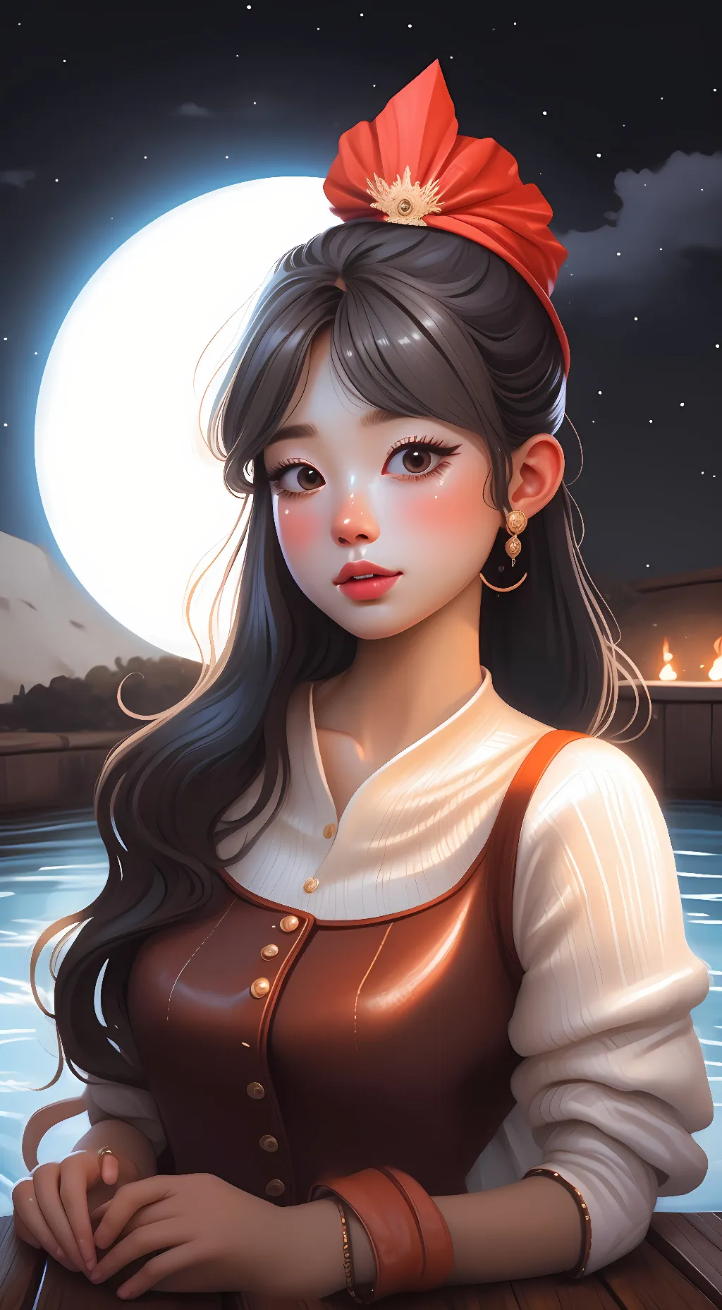 ai character: Madison  background