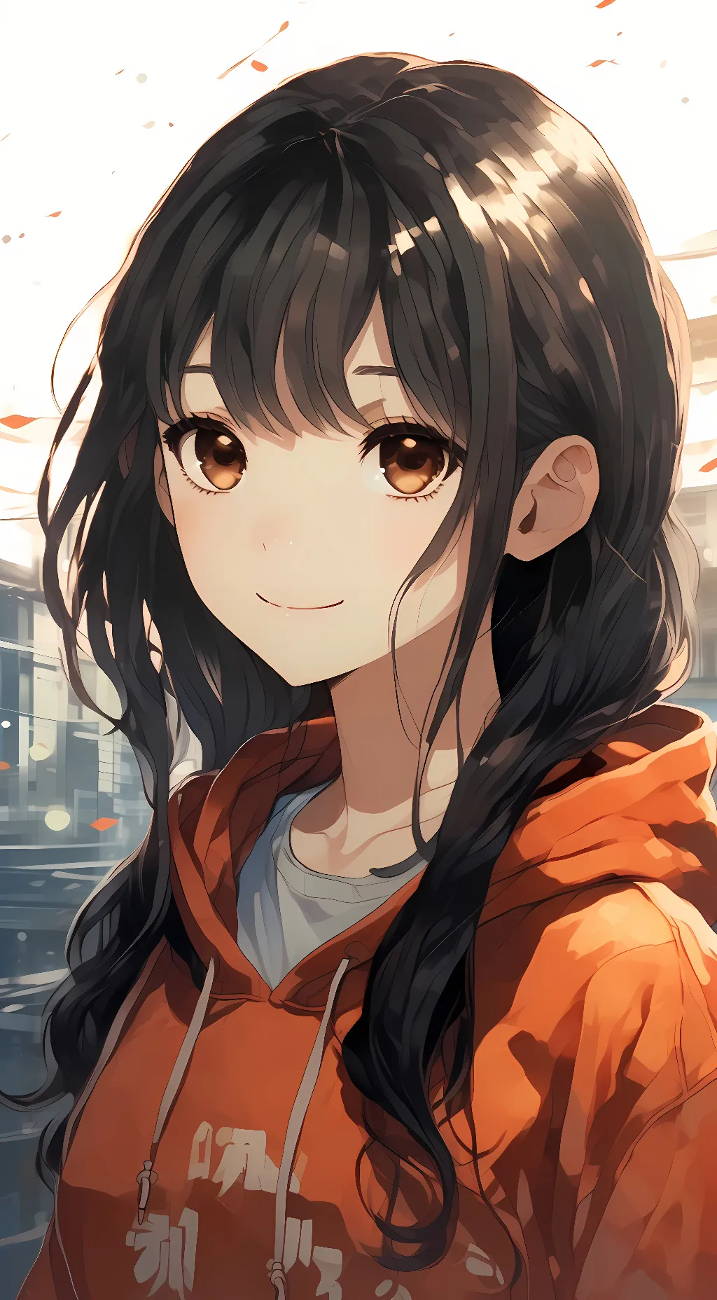 ai character: Amy  background