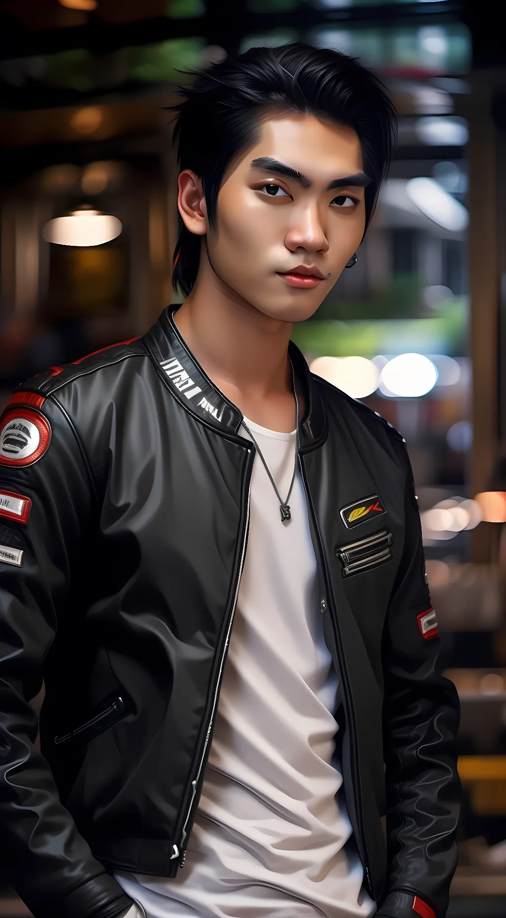 ai character: Boss background