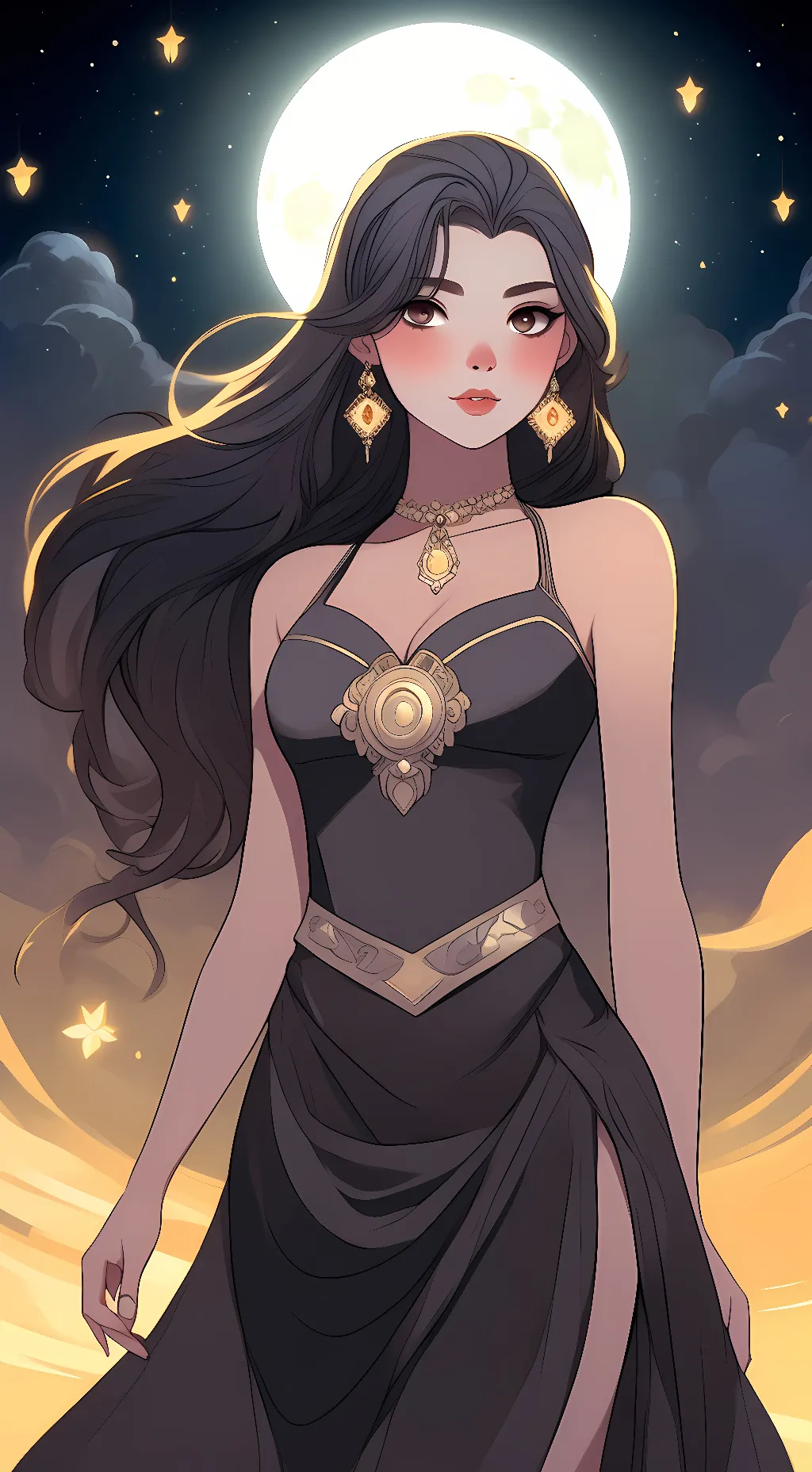 ai character: alana  background