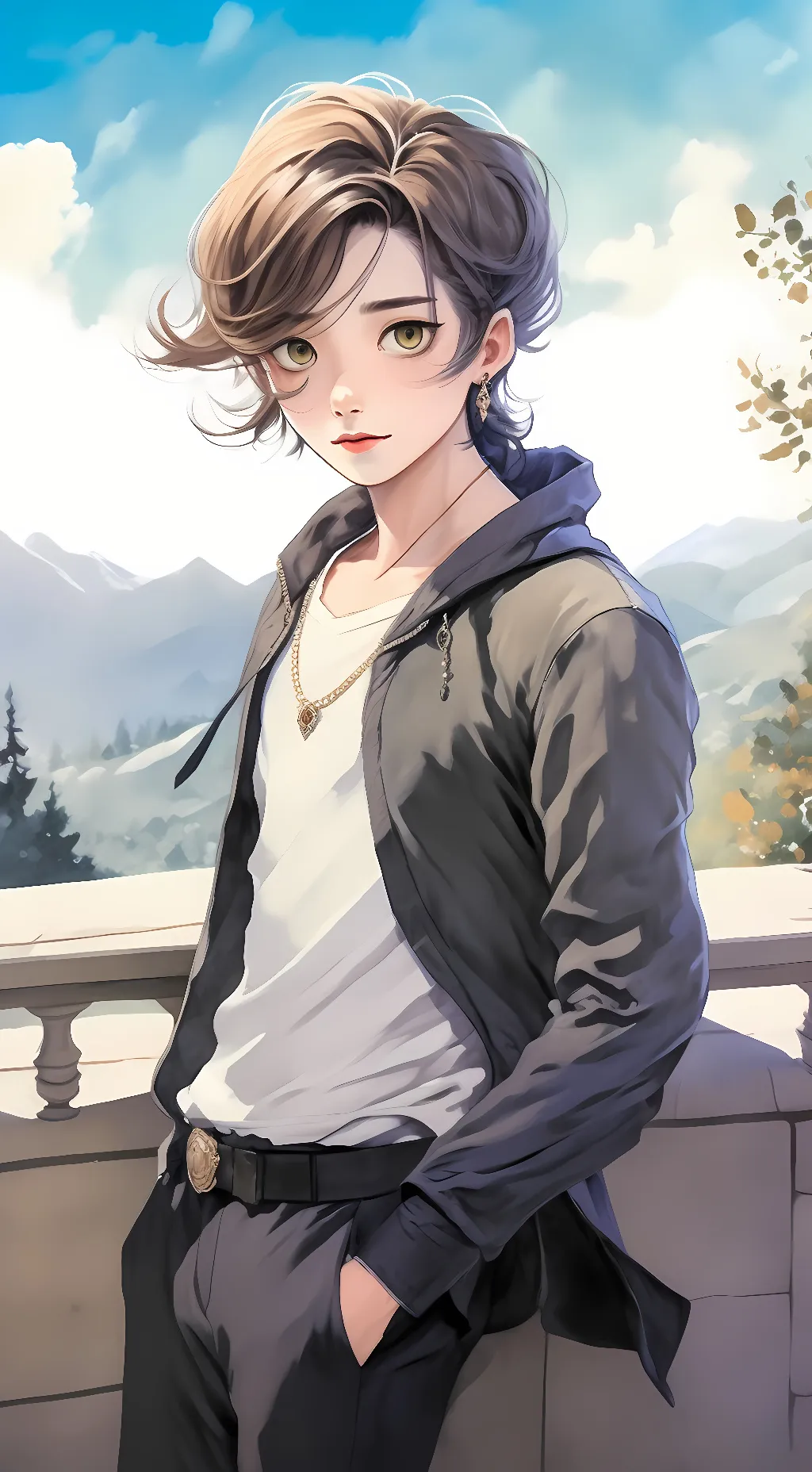 ai character: Zach background