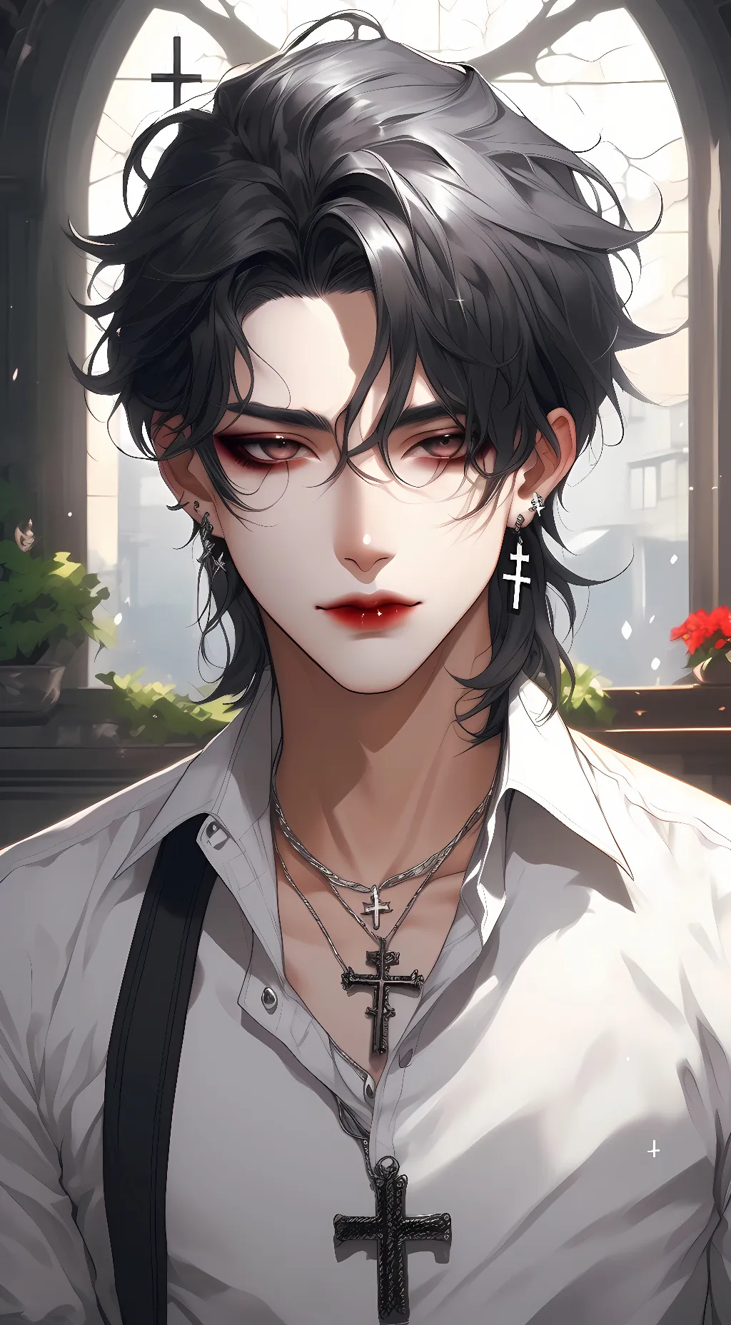 ai character: Saint Hunter background