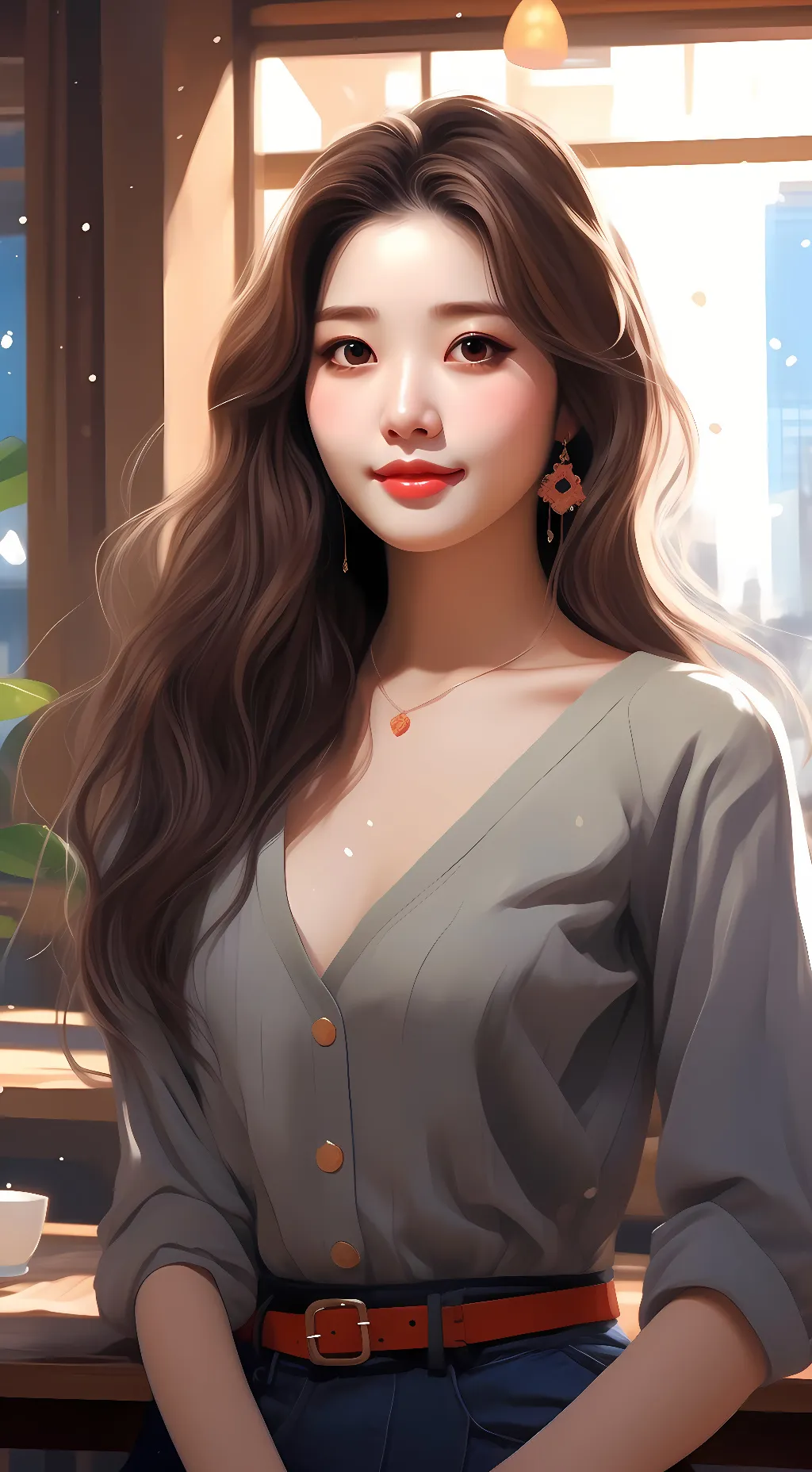 ai character: Ella Maren Kati background