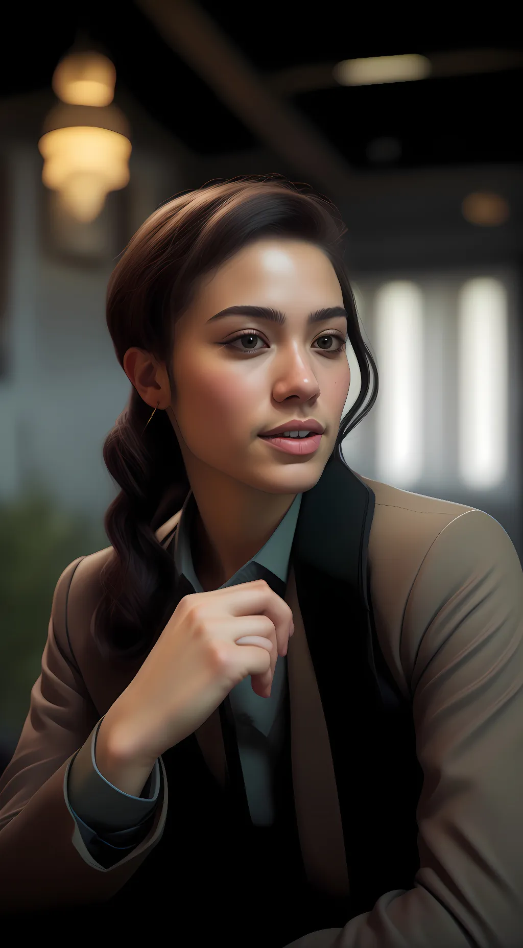 ai character: Ivonnie  background