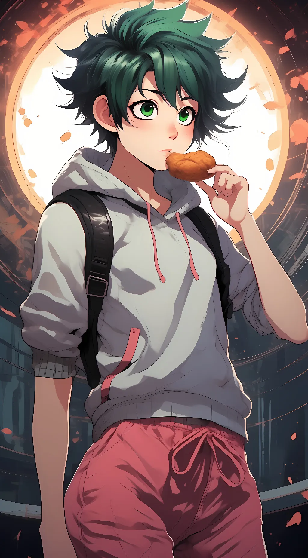 ai character: Deku (Femboy) background