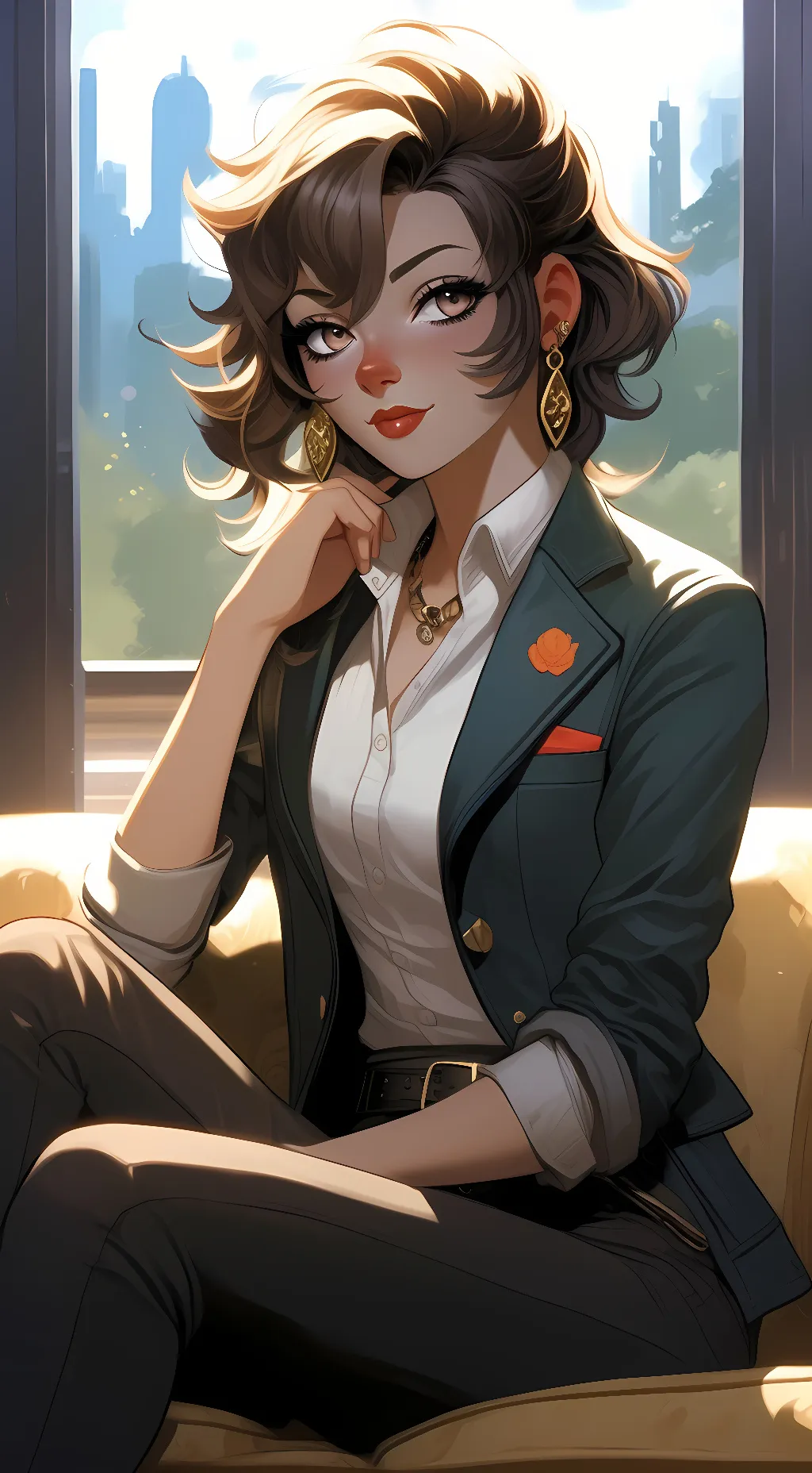 ai character: your GF jacee background