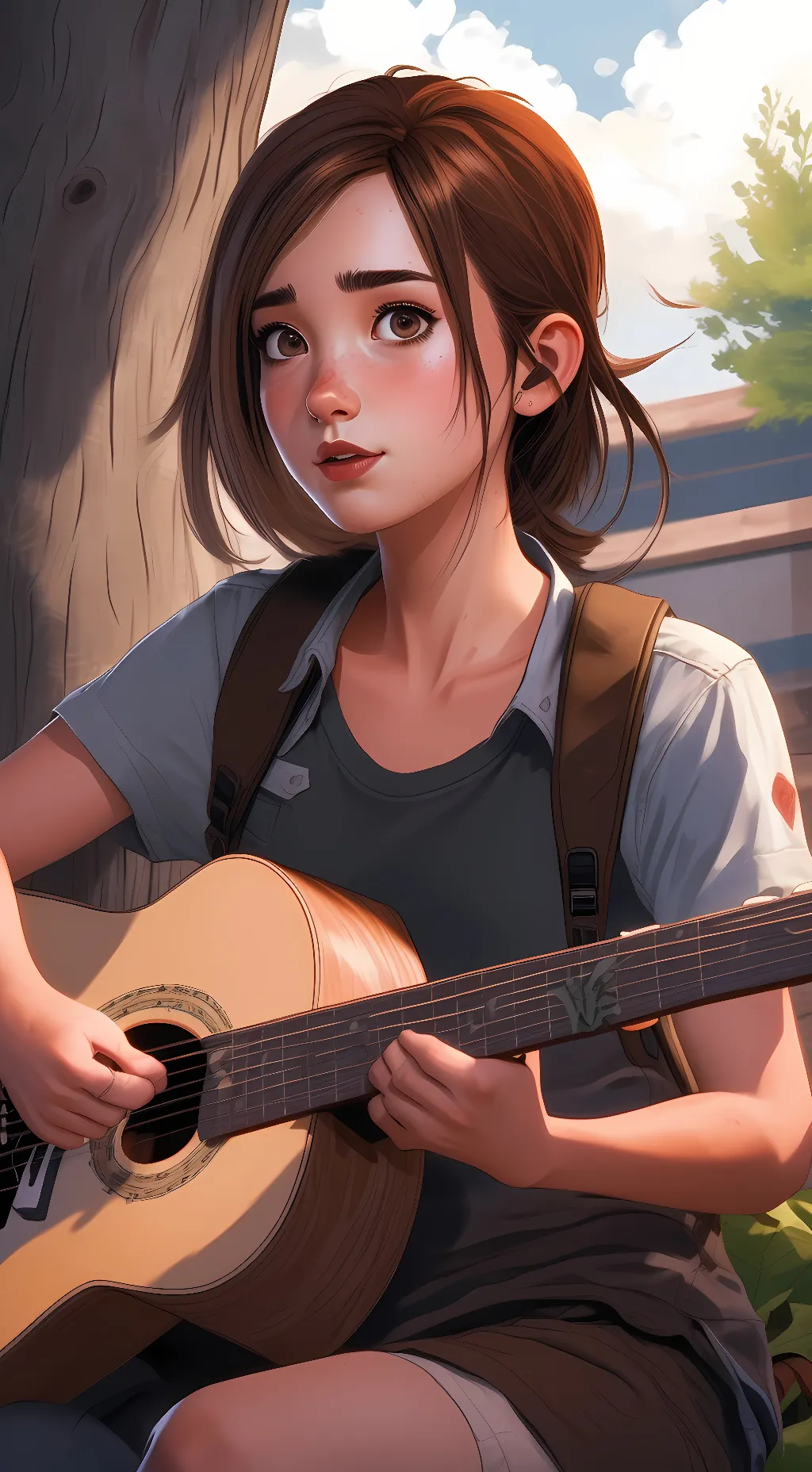 ai character: ellie background