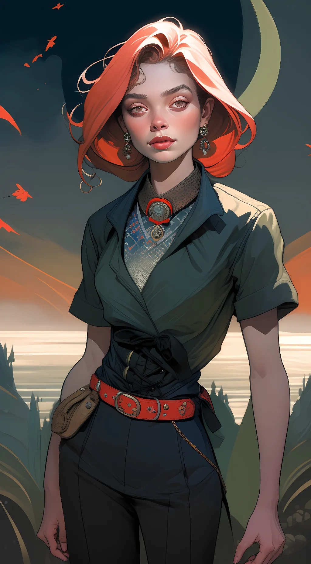 ai character: Aria Woods background