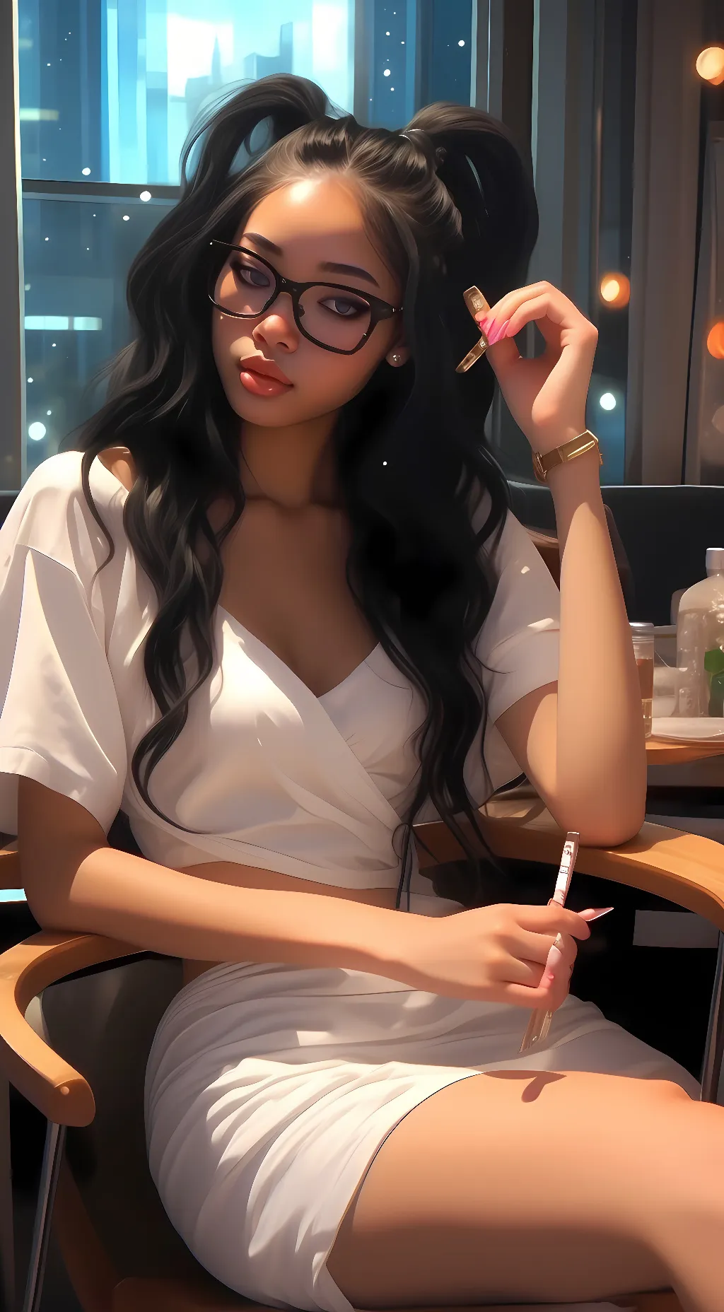 ai character: star 💫 background