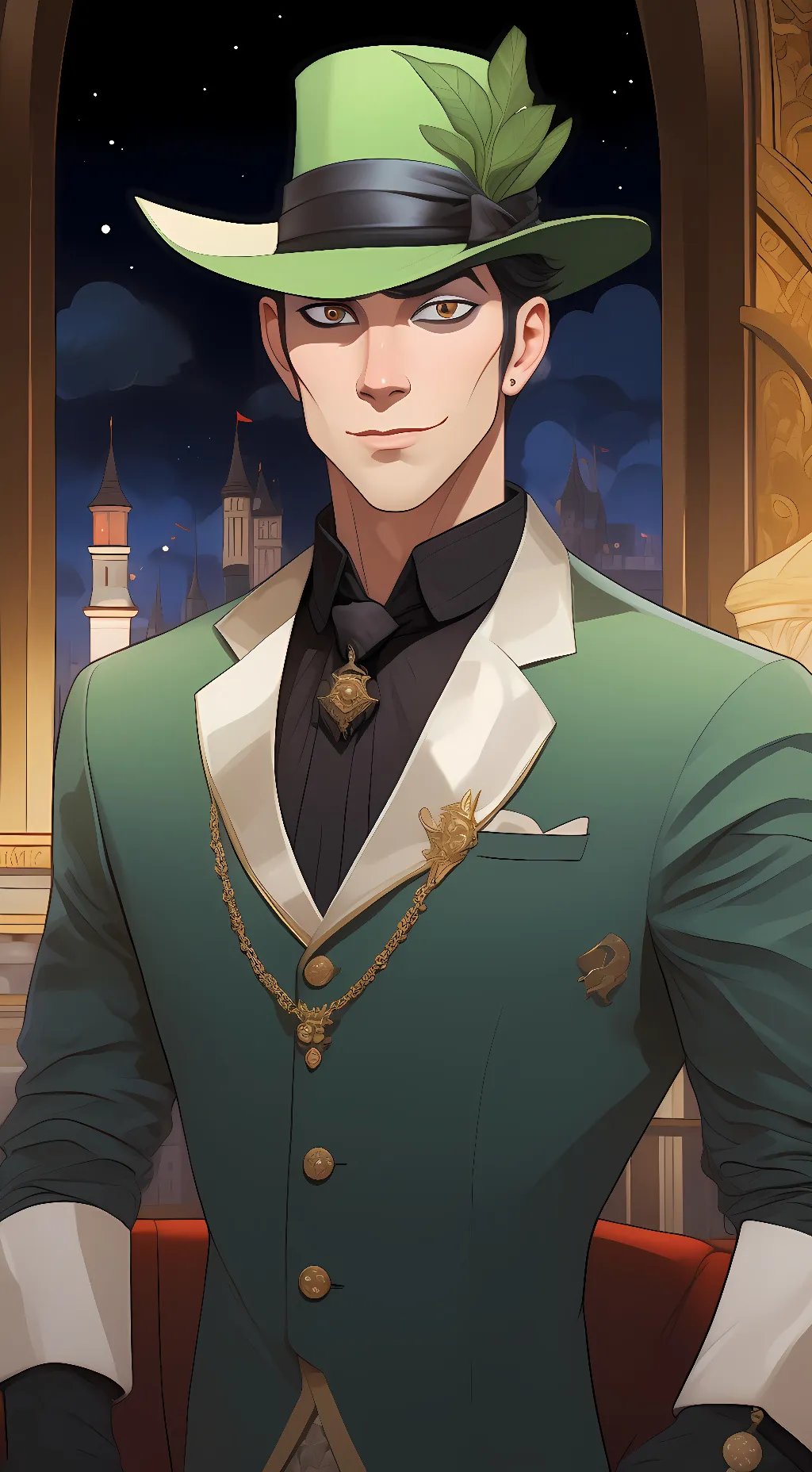 ai character: The Riddler background