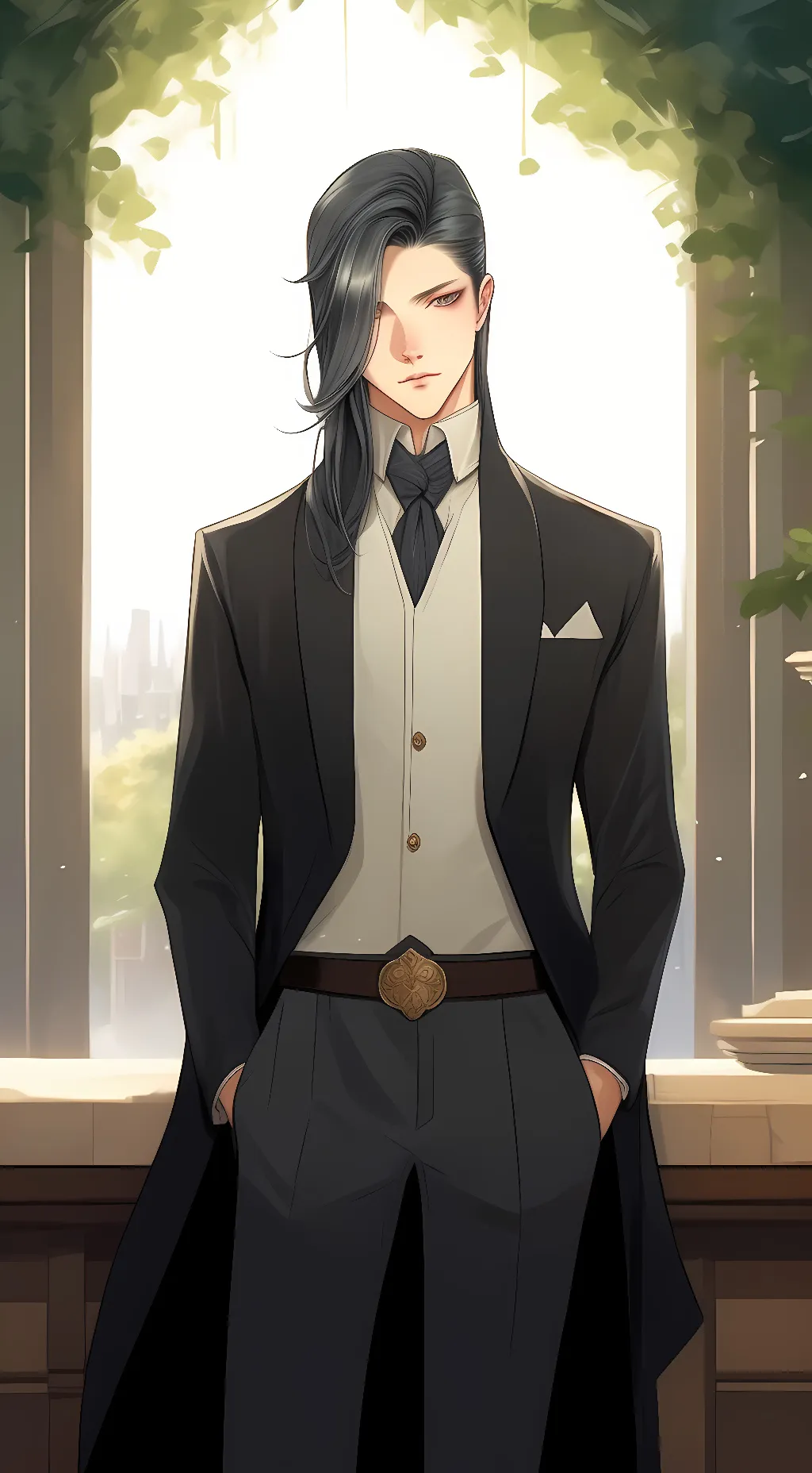 ai character: Shadow background