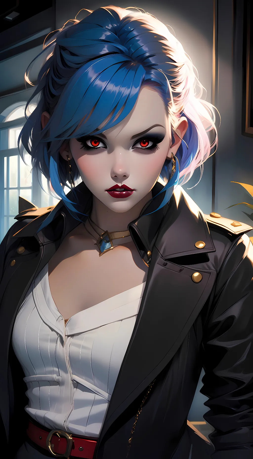 ai character: Luna background