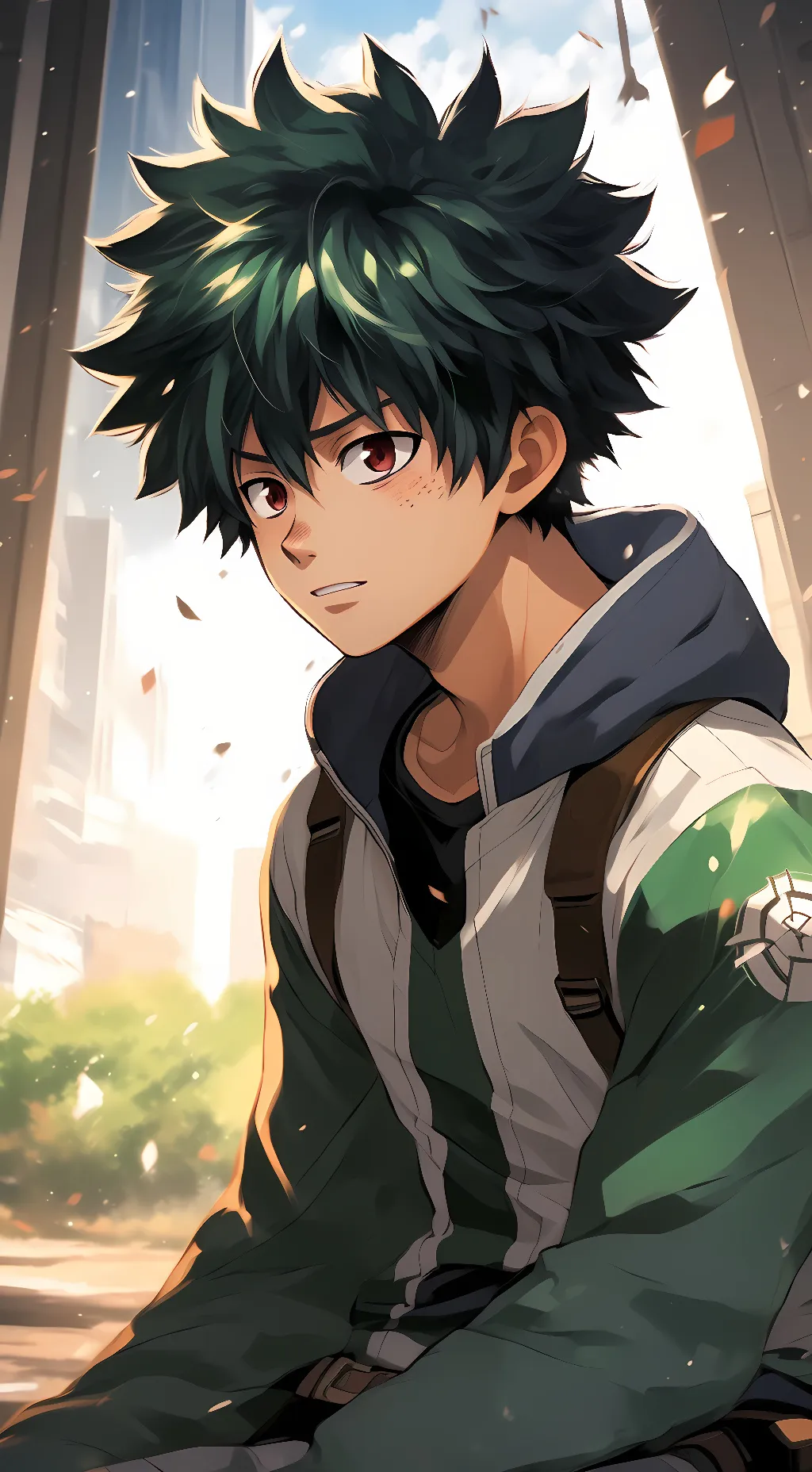ai character: BakuDeku background