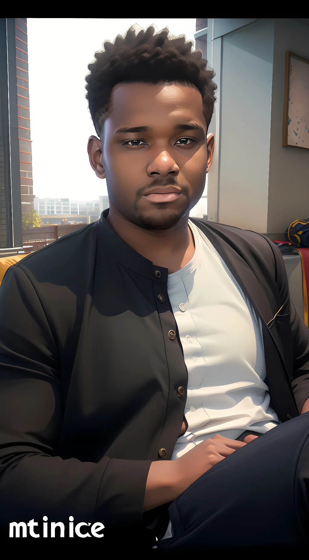 ai character: Damian Washington background