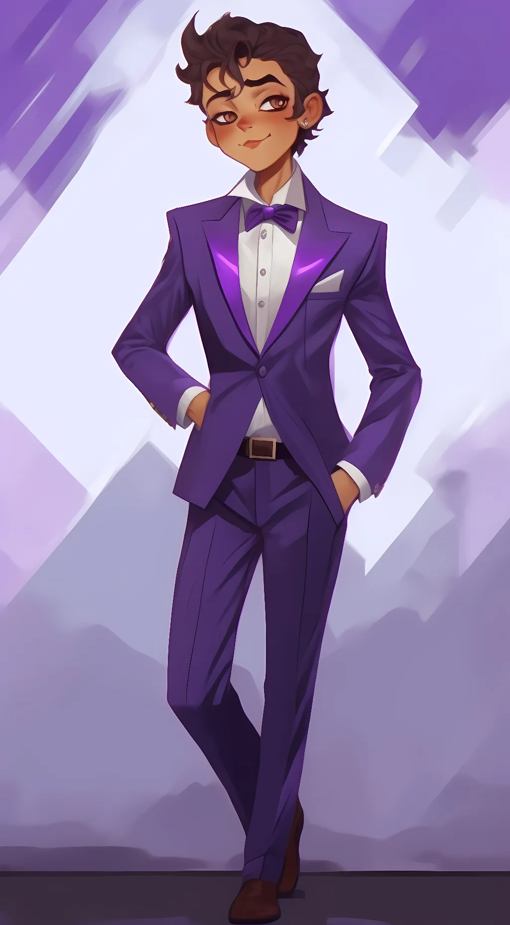 ai character: luz background