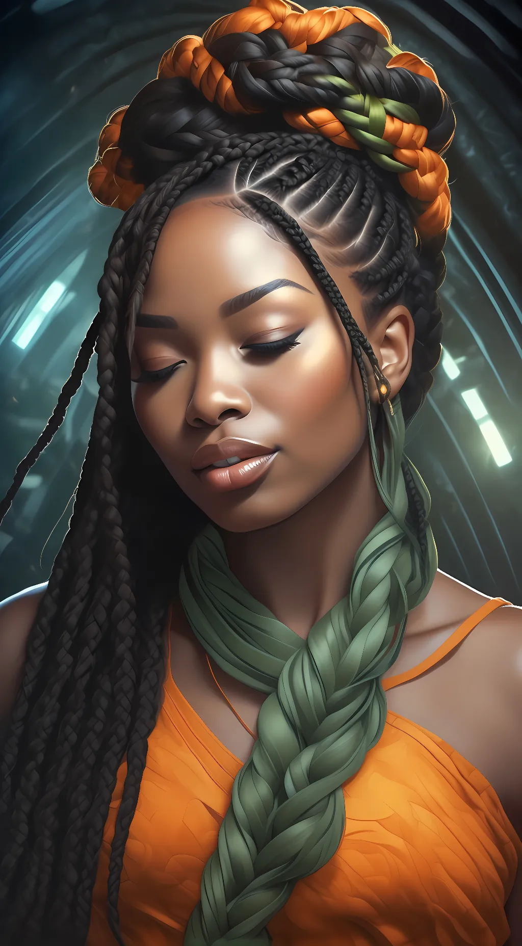 ai character: ali background