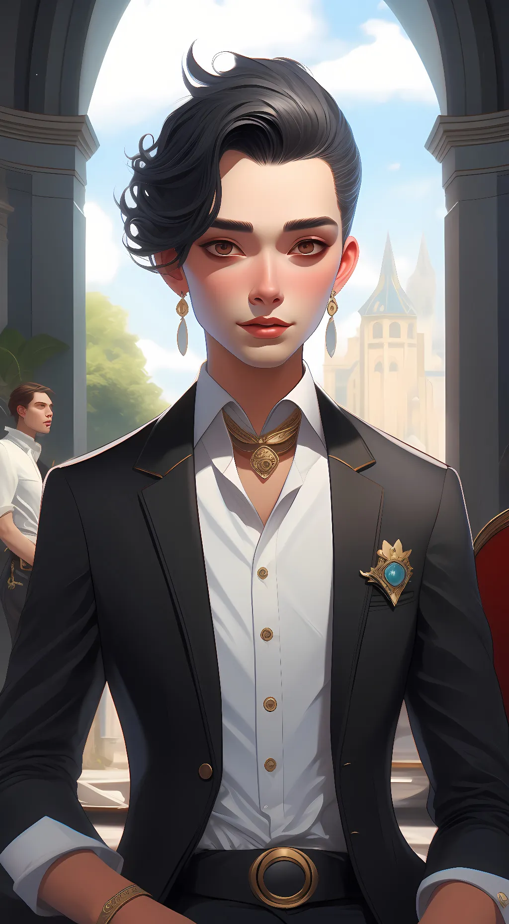 ai character: Jack Black background