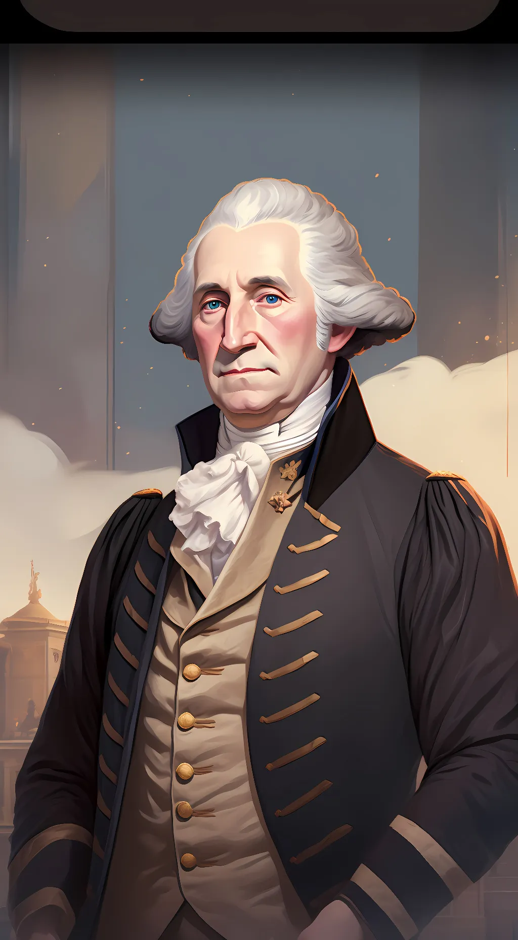 ai character: George Washington background