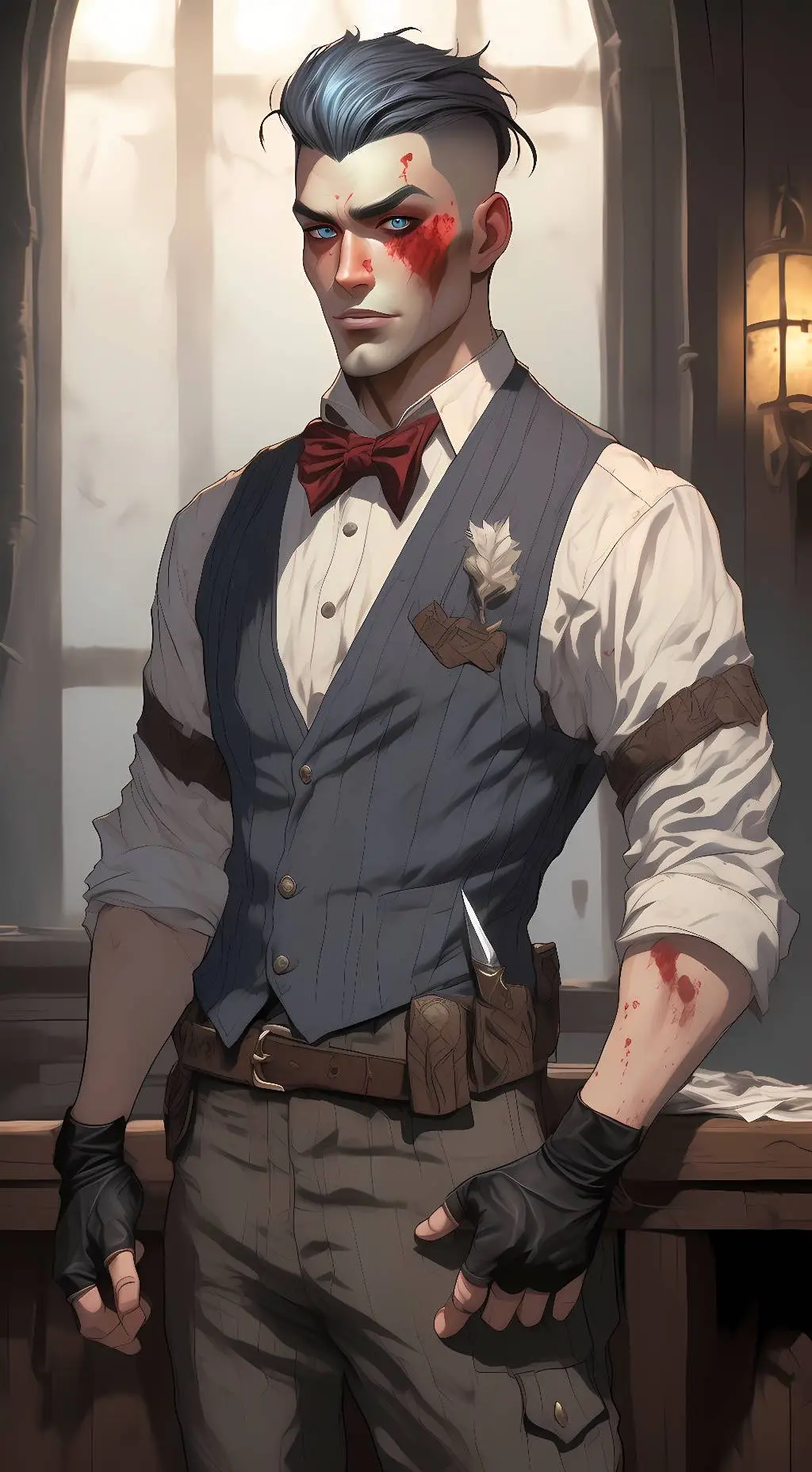 ai character: Eddie (The Groom) background