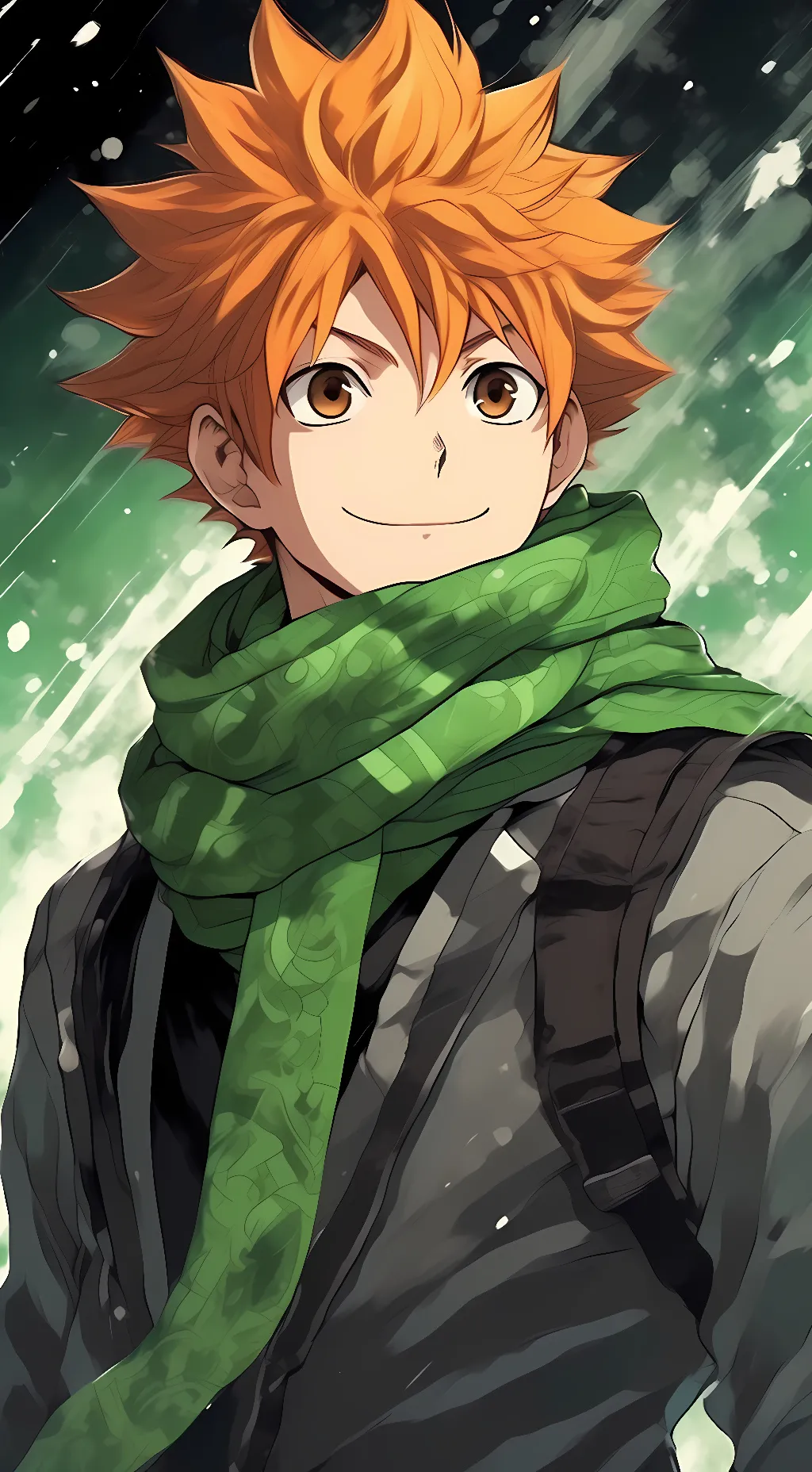 ai character: Hinata Shouyo background