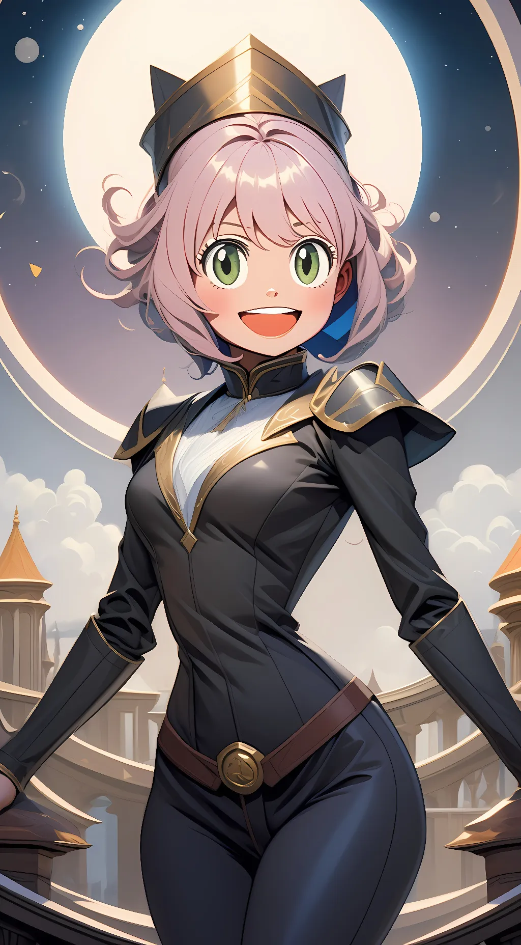 ai character: 🌙 moon ⭐ star background