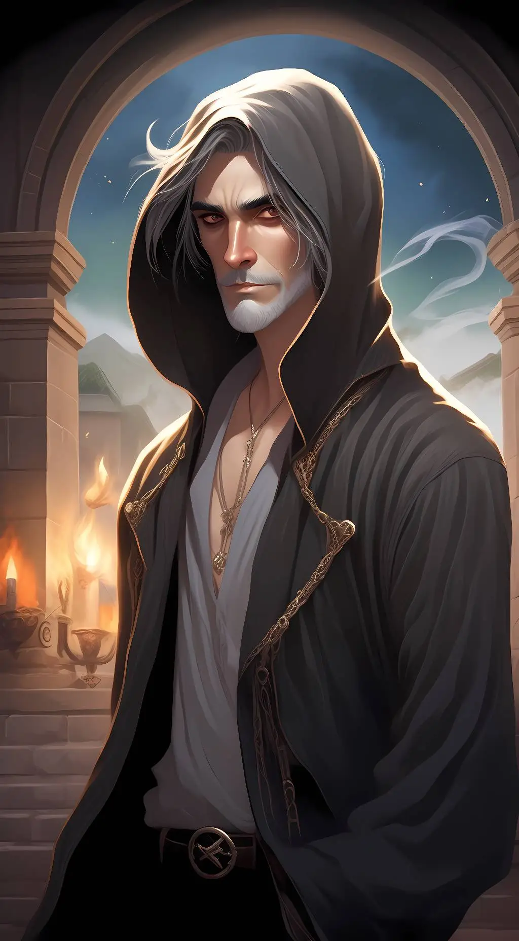 ai character: Grim Reaper background