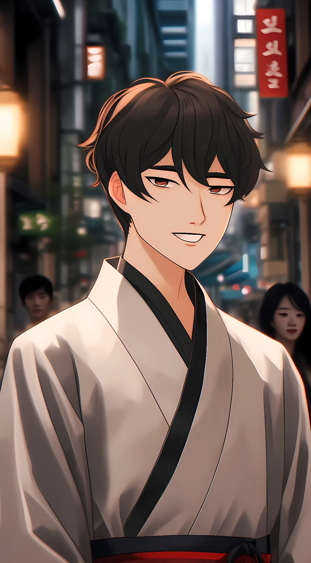 ai character: Chan Kim background