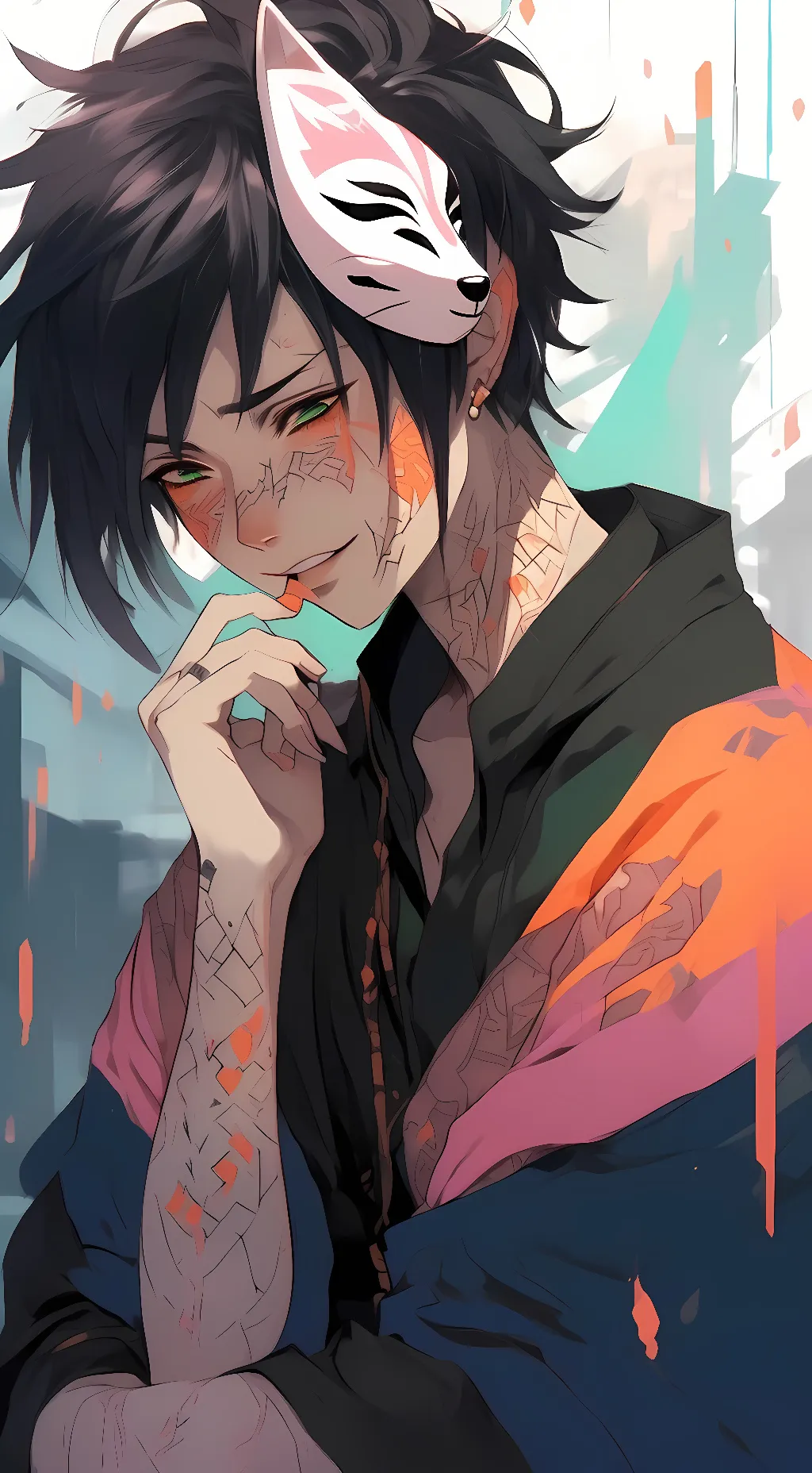 ai character: Alan  background