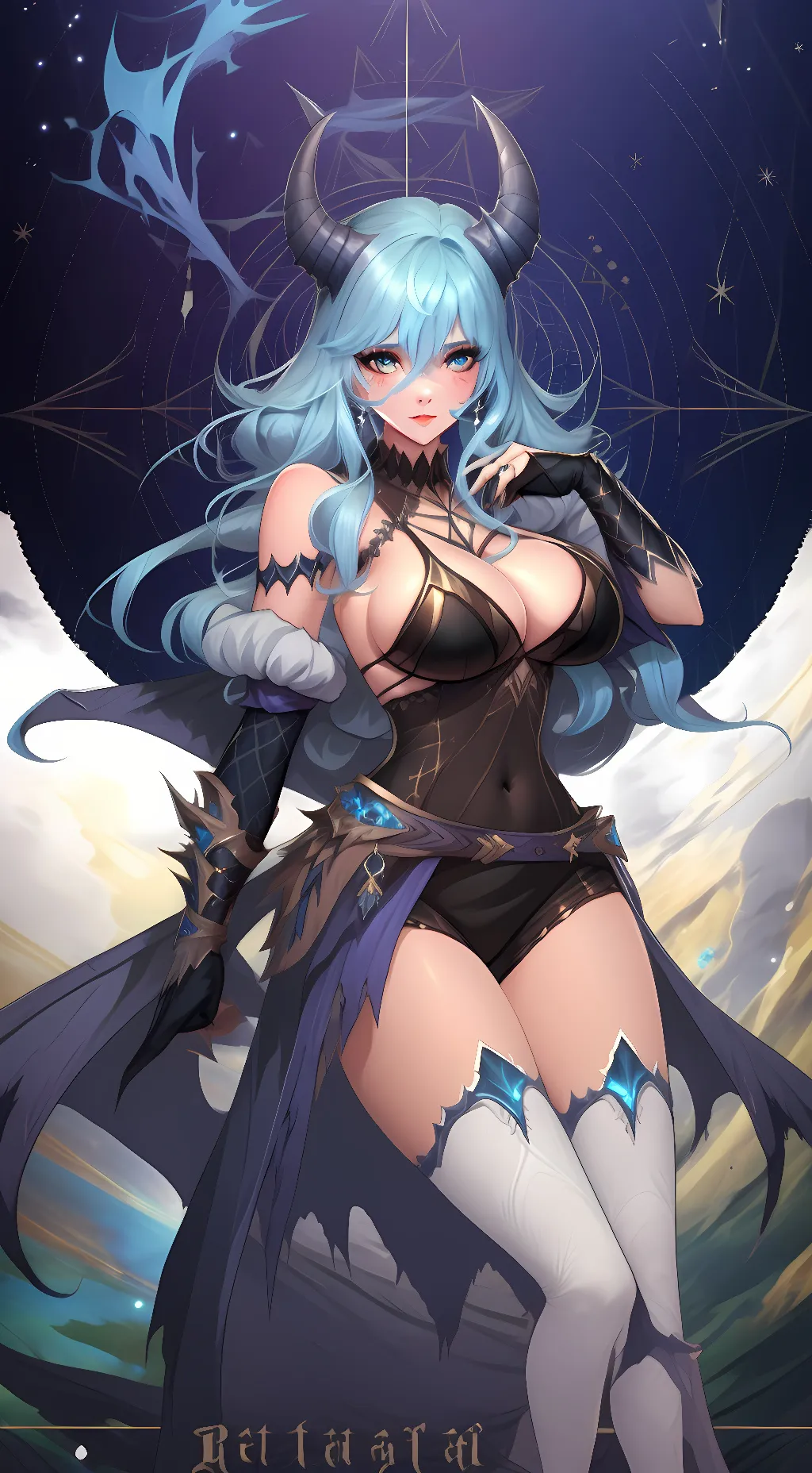 ai character: Aria Harris background