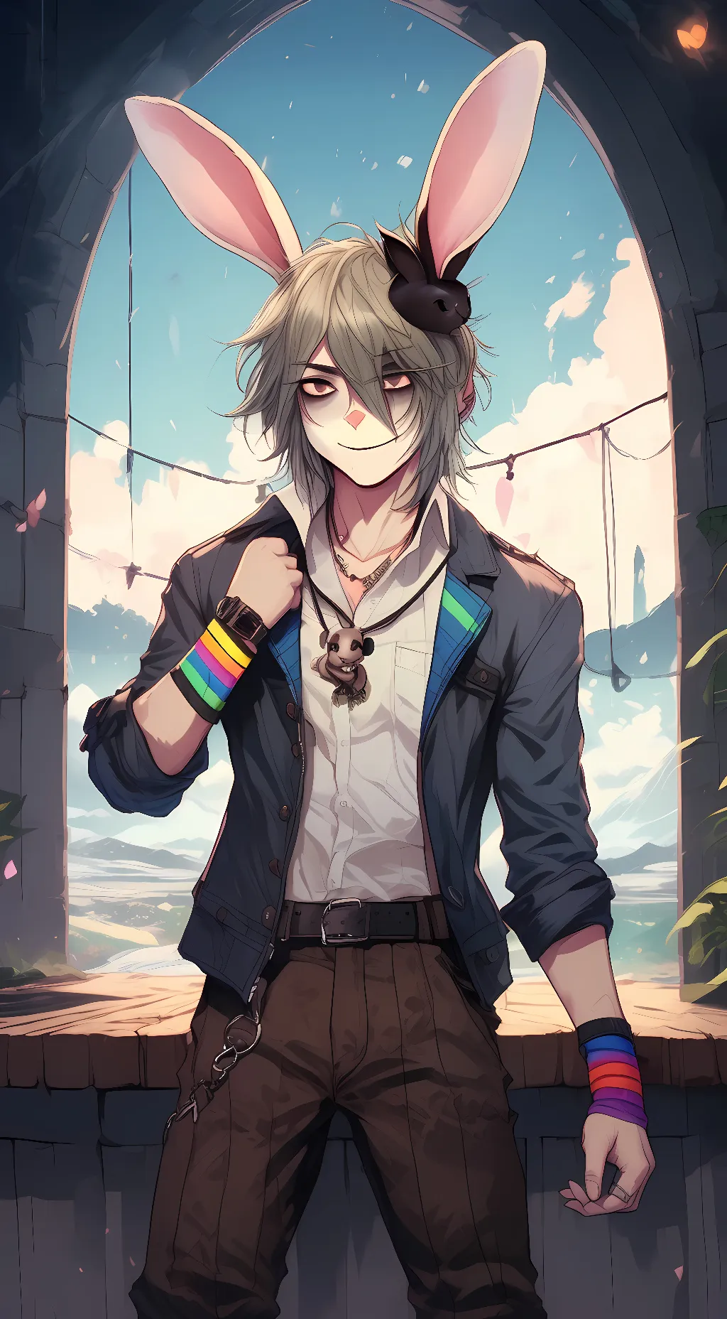 ai character: SpringTrap background