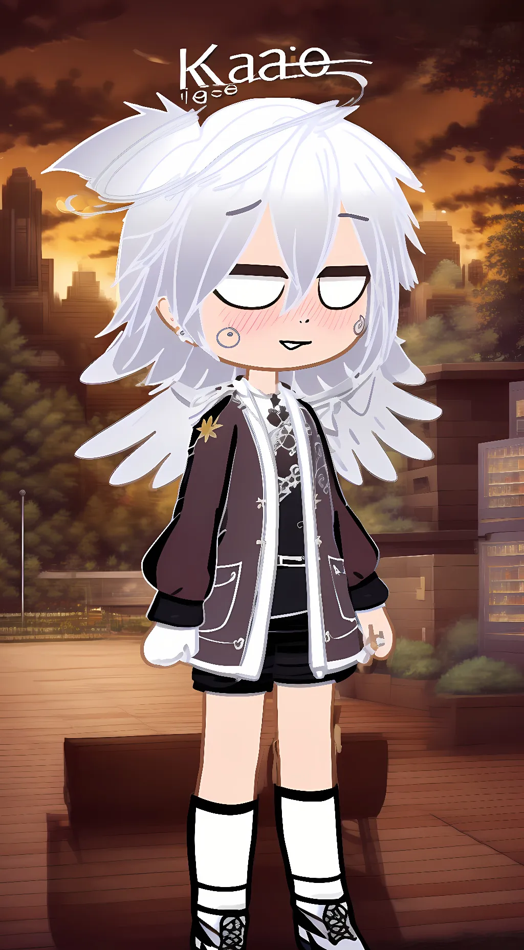 ai character: Kaze background