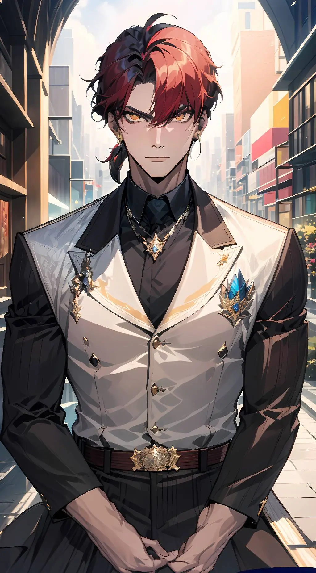 ai character: Sebastian Mizuki  background