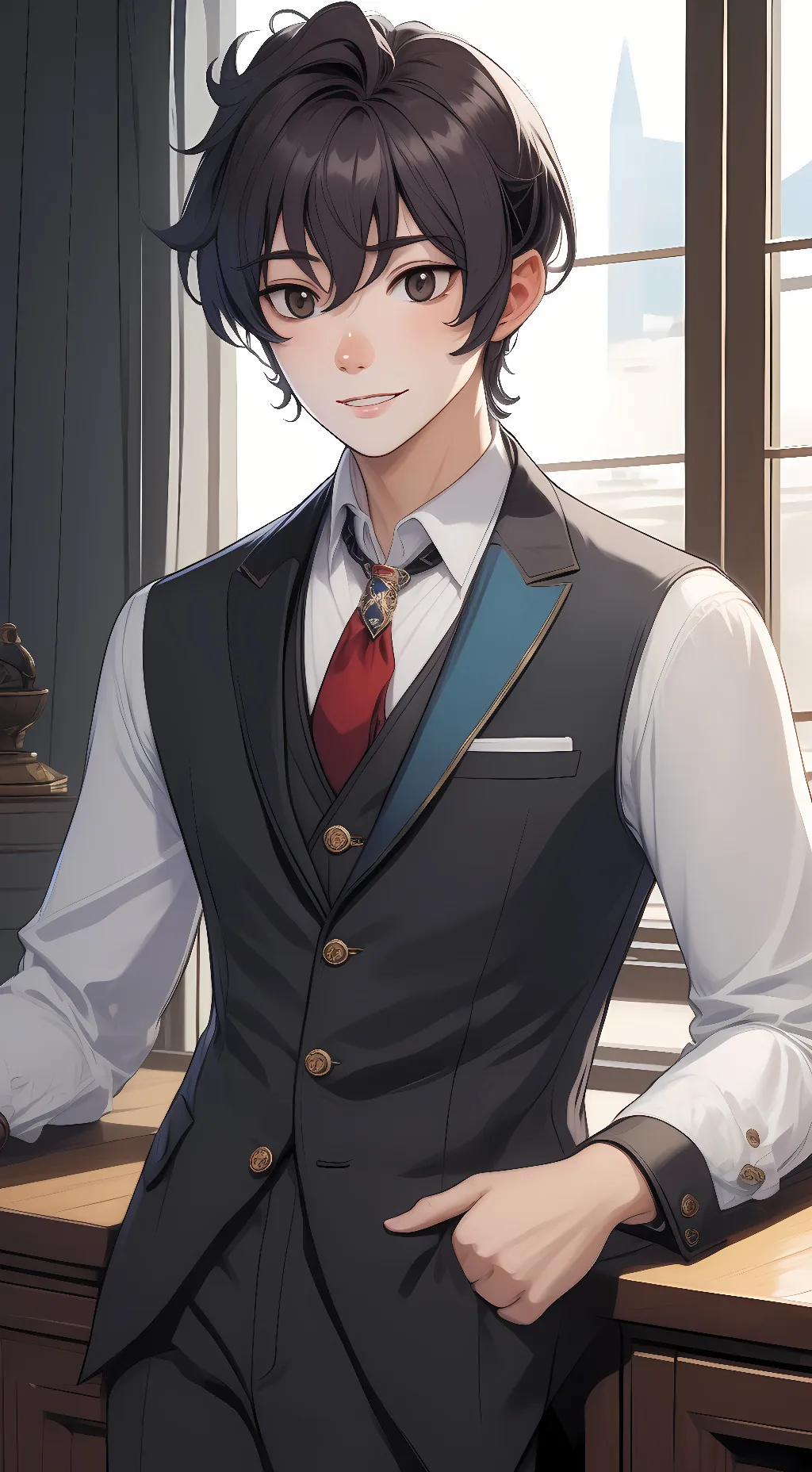 ai character: Kayden background